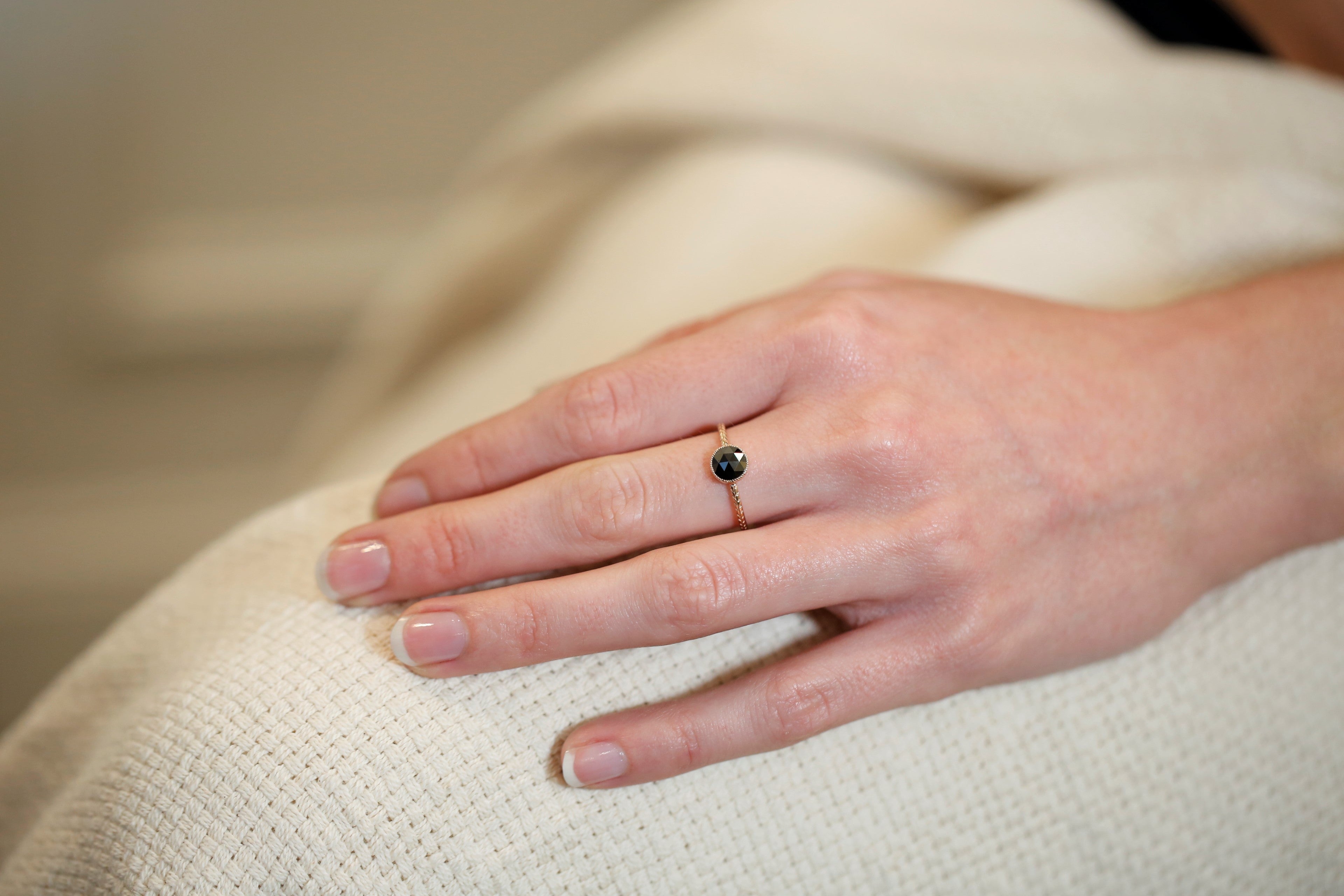 Bague Cybèle XL Diamant noir