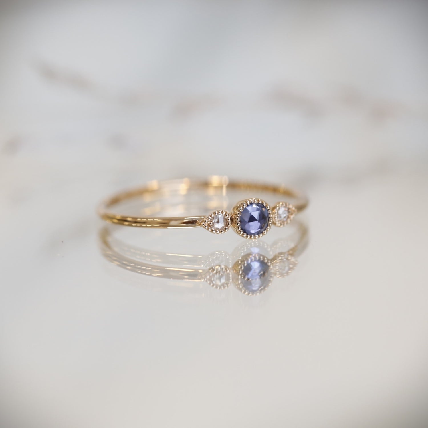 Bague Amour Céleste S Saphir bleu