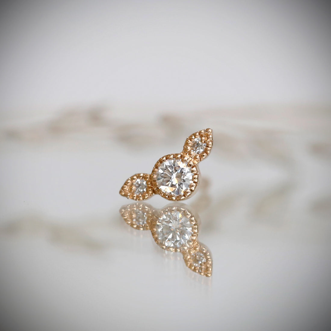 Boucle d'oreille Amour Céleste XS