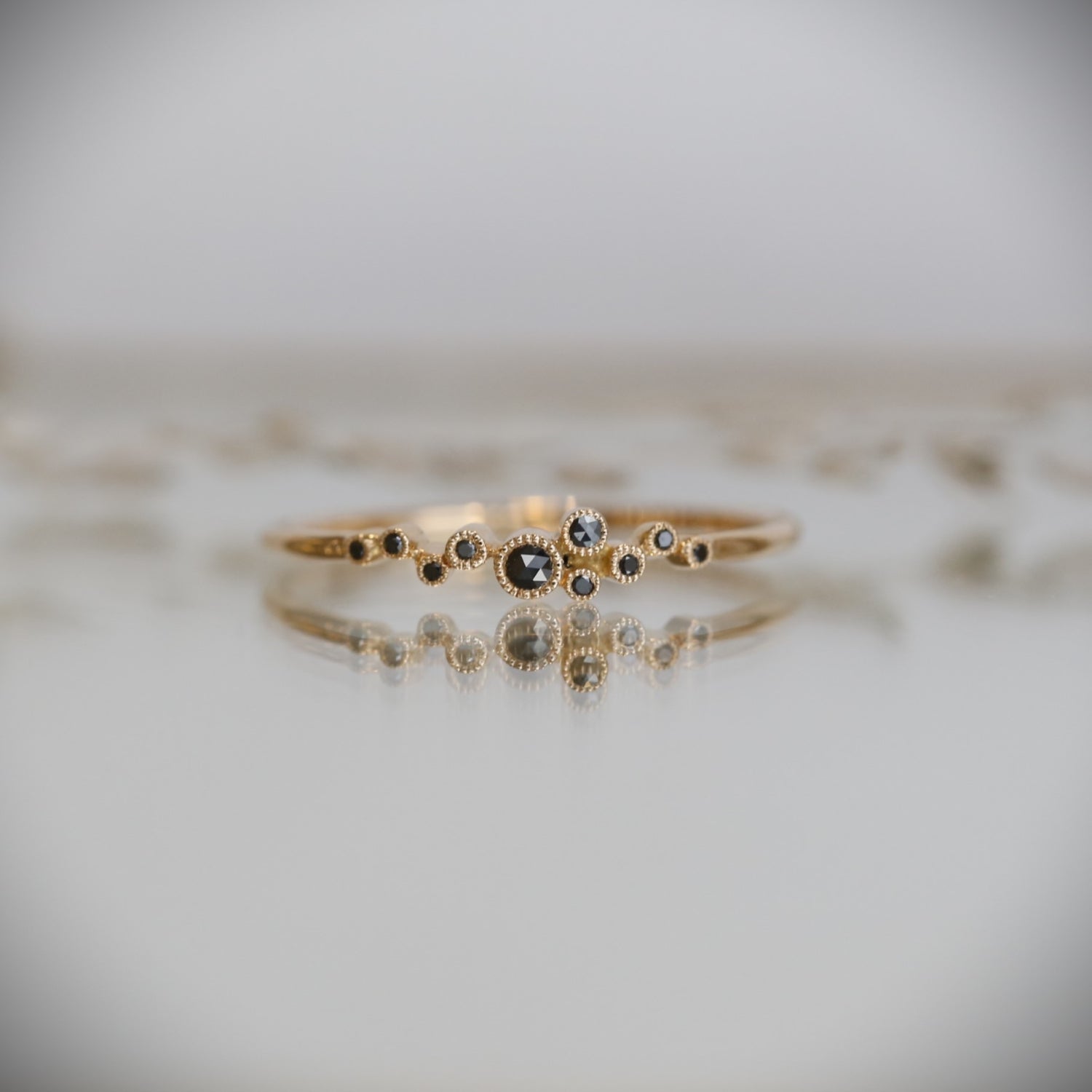 Bague Nébula Diamants noirs