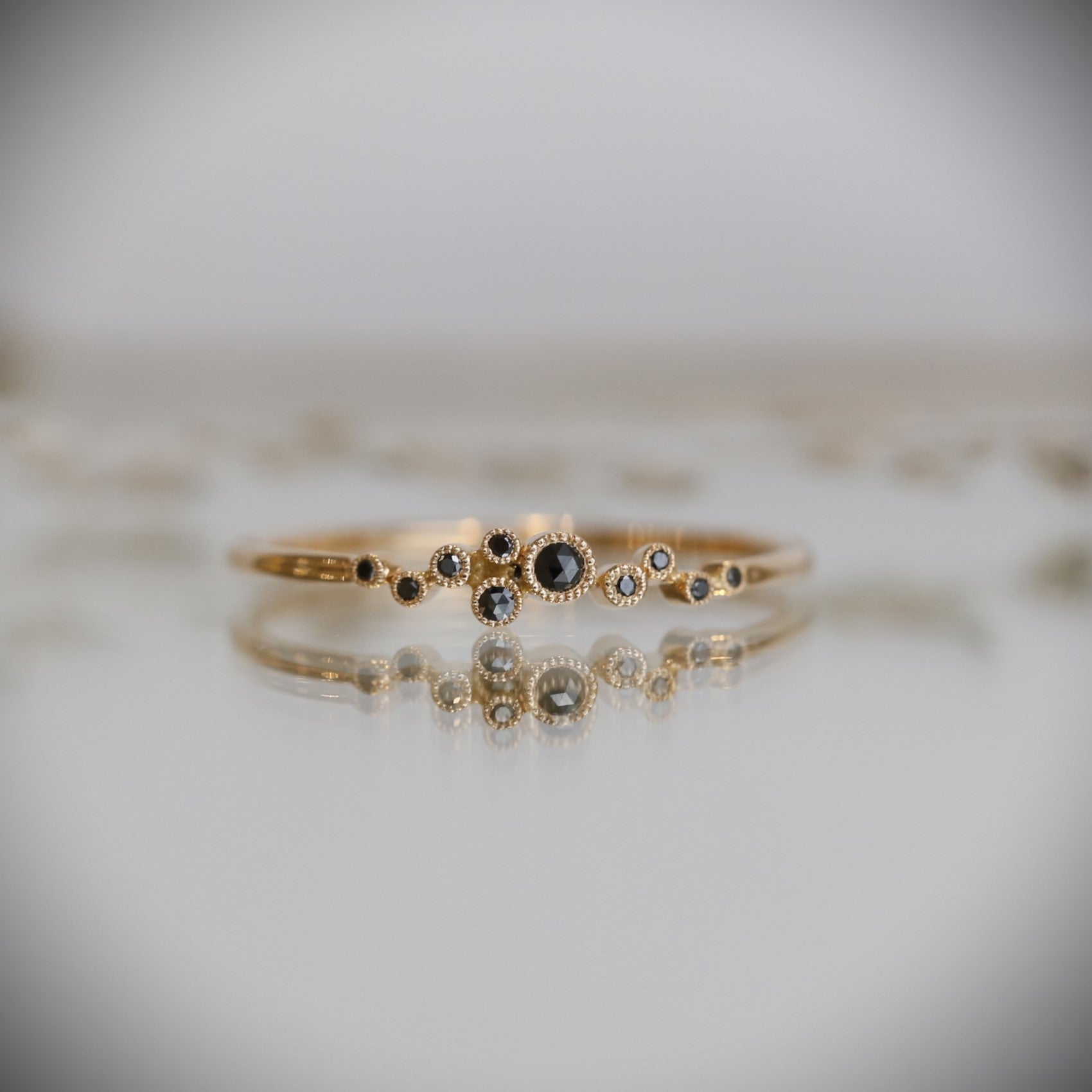 Bague Nébula Diamants noirs
