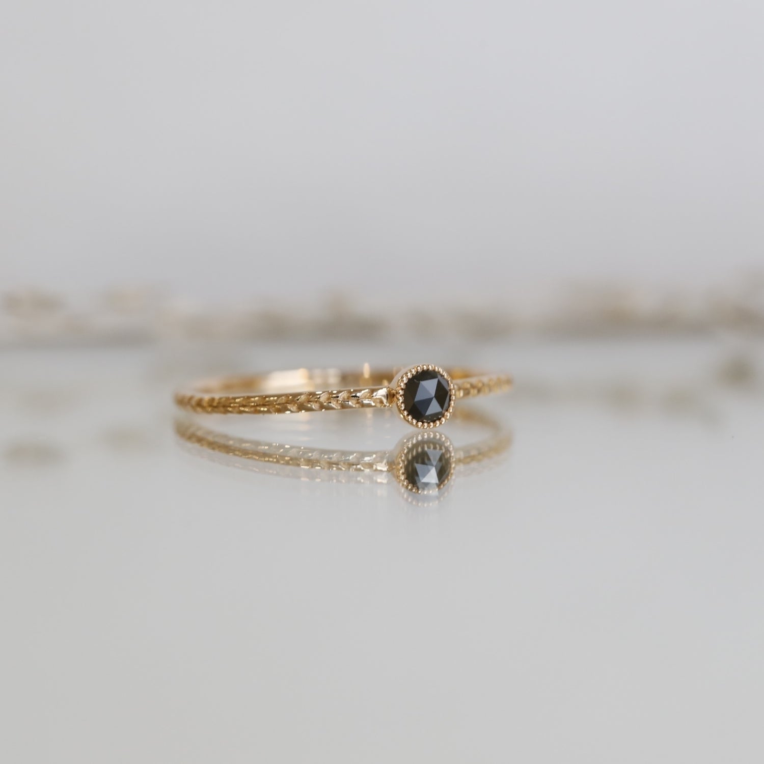 Bague Cybèle S Diamant noir