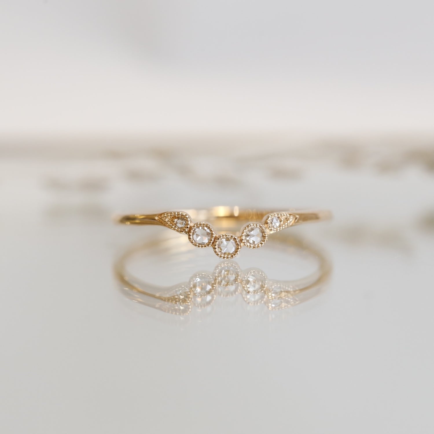 Bague Petit Amour Céleste Curve XL rosecut