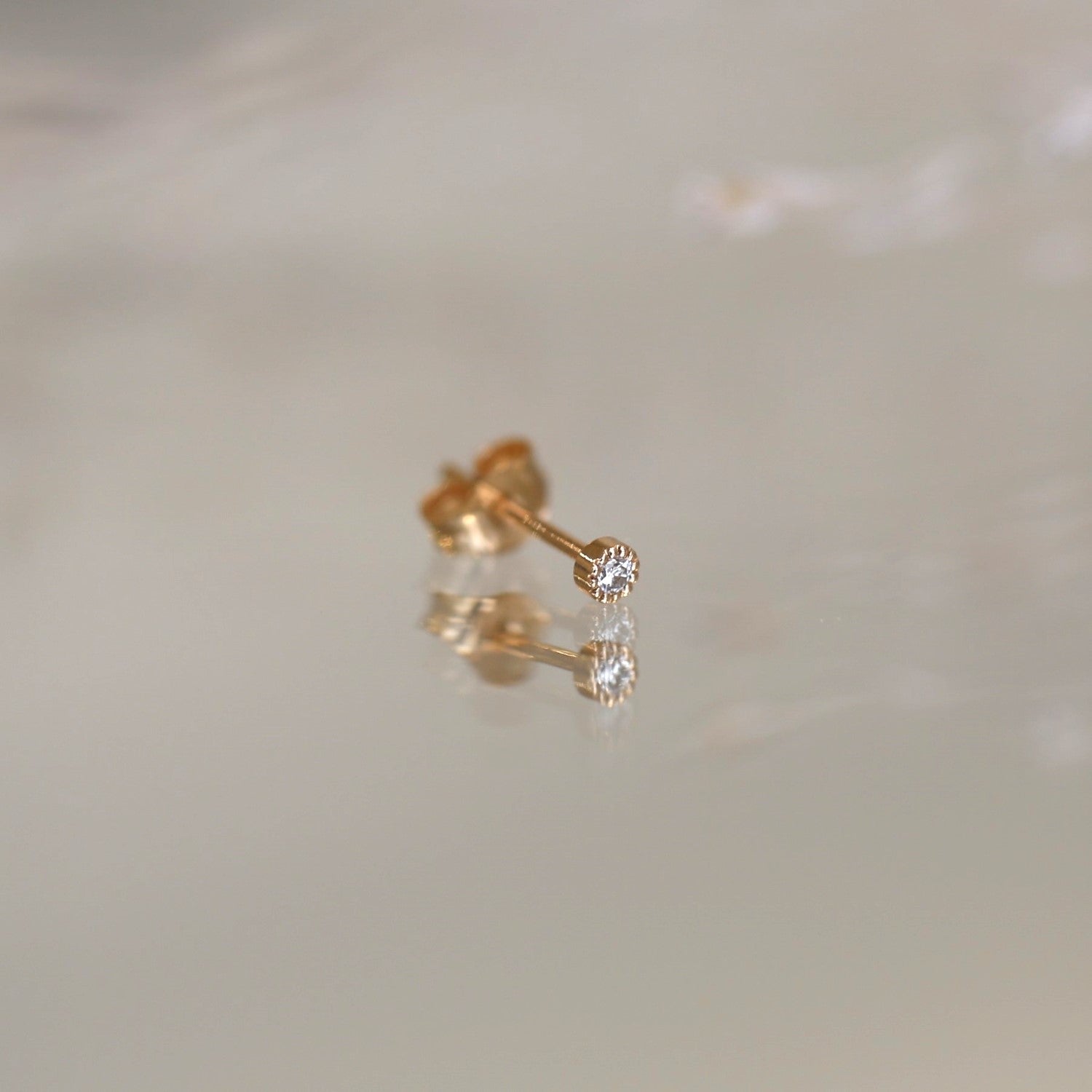 Boucle d'oreille Mini Love Diamant