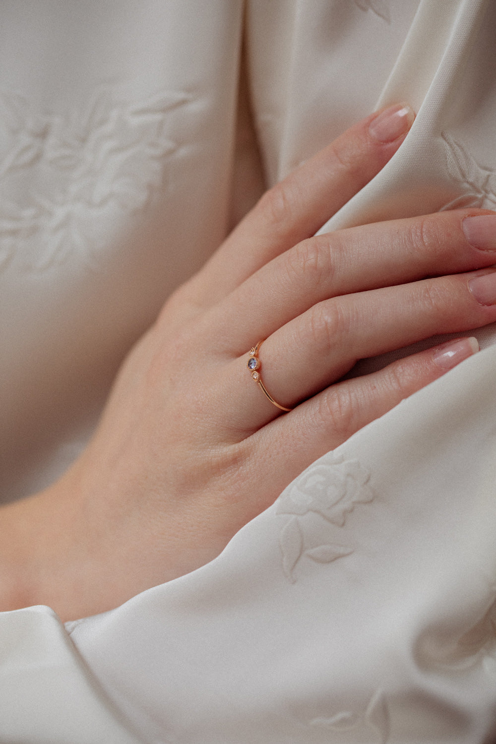 Bague Amour Céleste S Saphir bleu