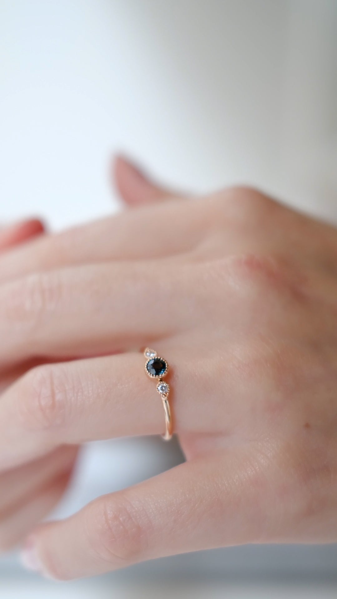 Bague Amour Céleste M Saphir Mermaid Brillant