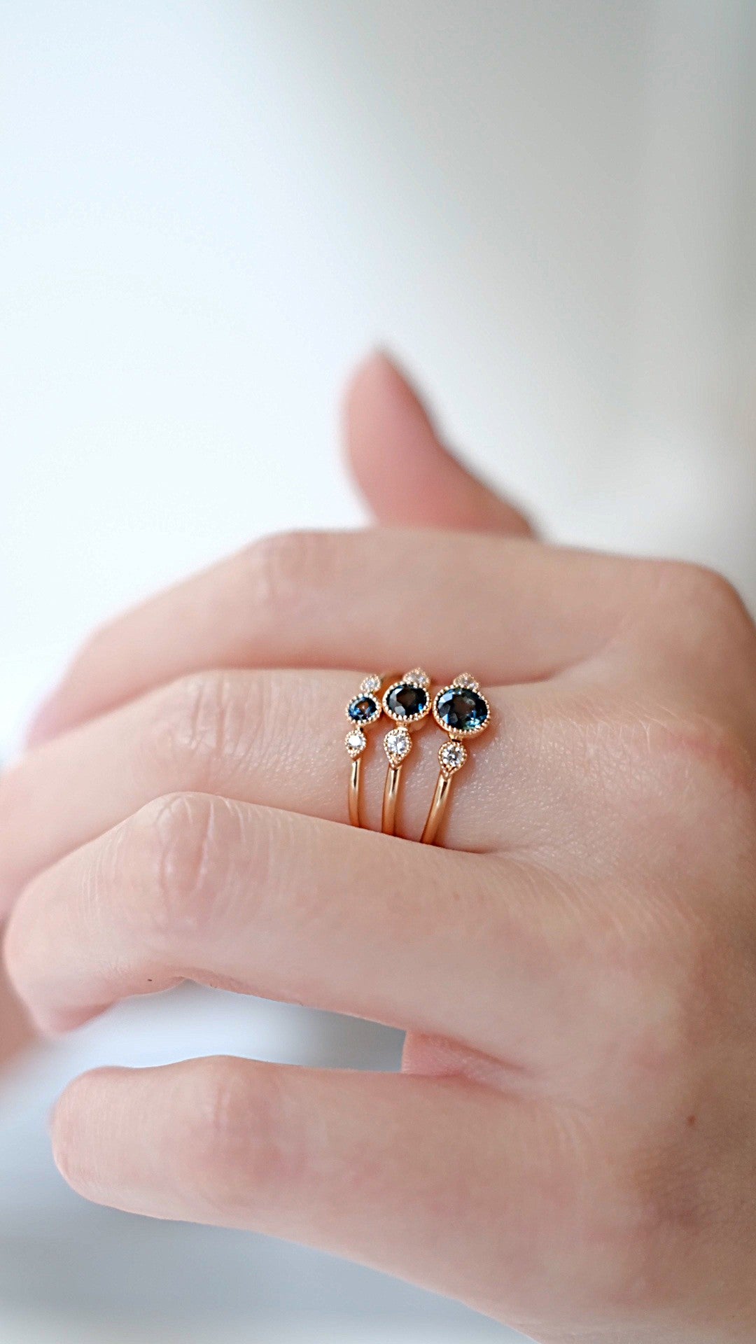 Bague Amour Céleste L Saphir Mermaid Brillant