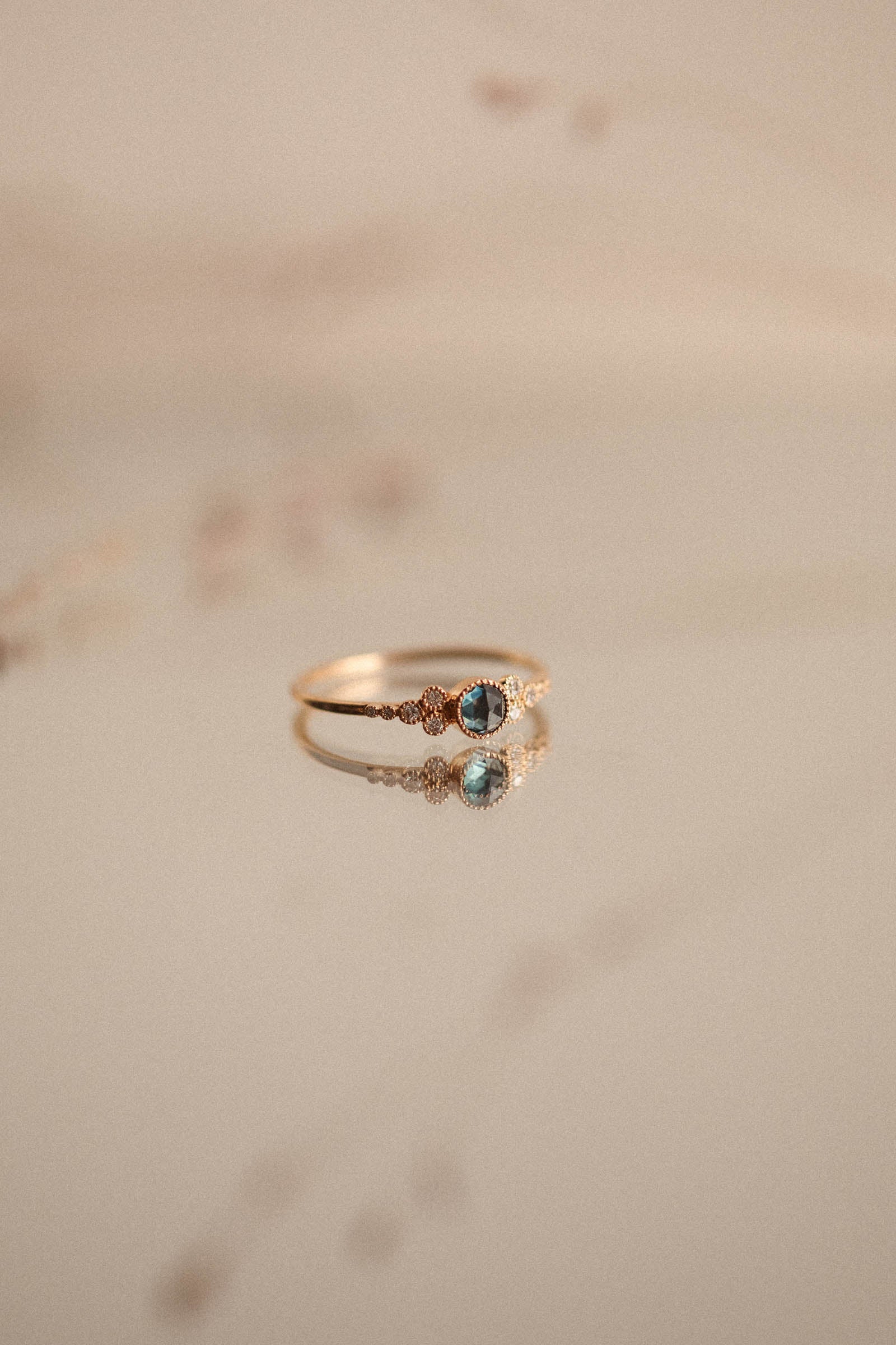 Bague Iris M Saphir mermaid