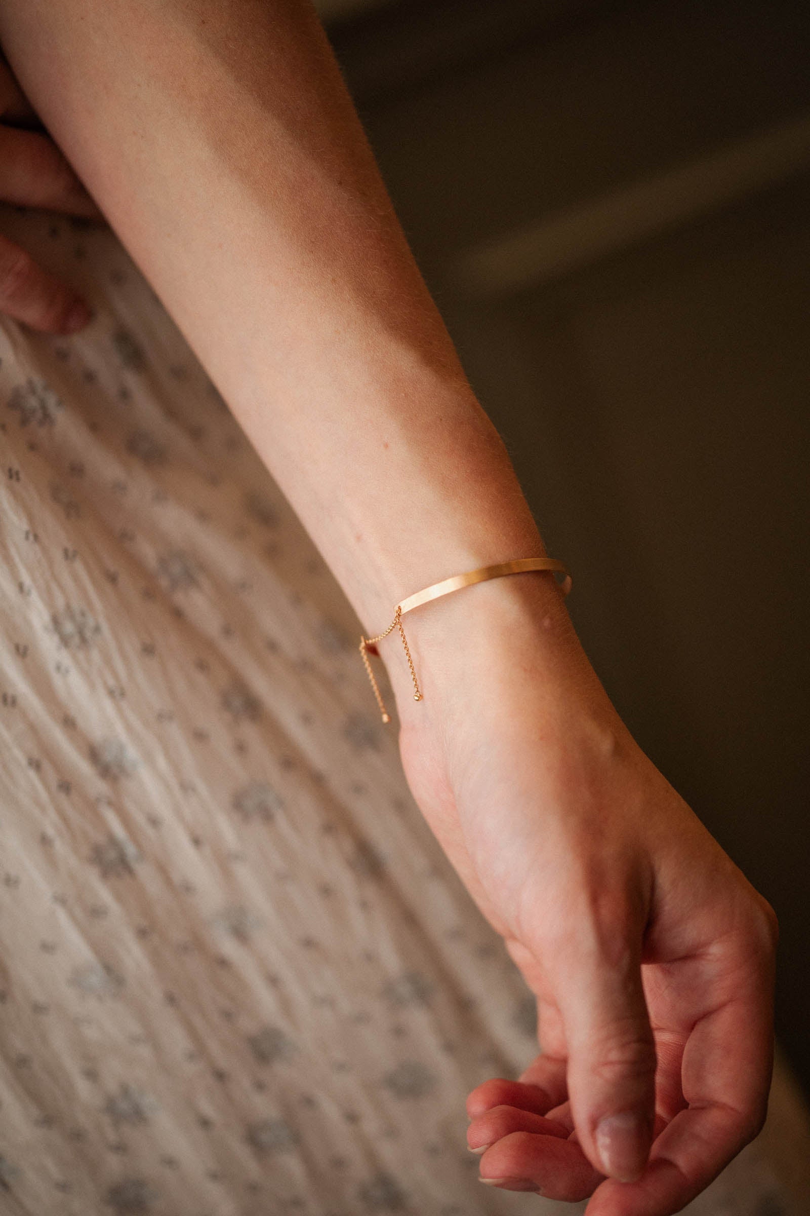 Bracelet Manchette Chaine