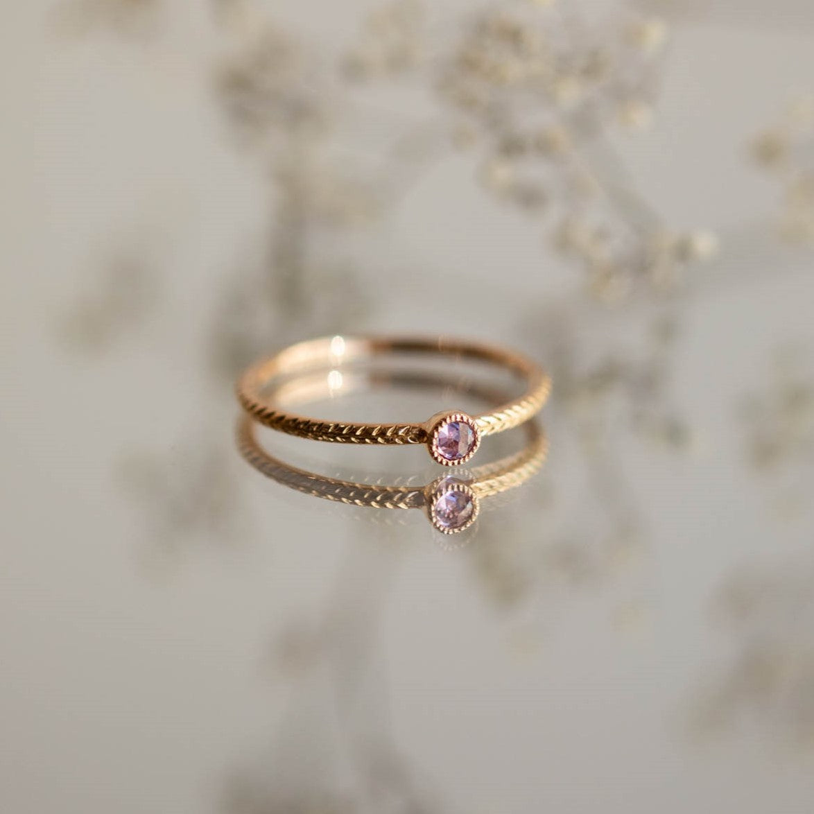 Bague Cybèle S Saphir rose