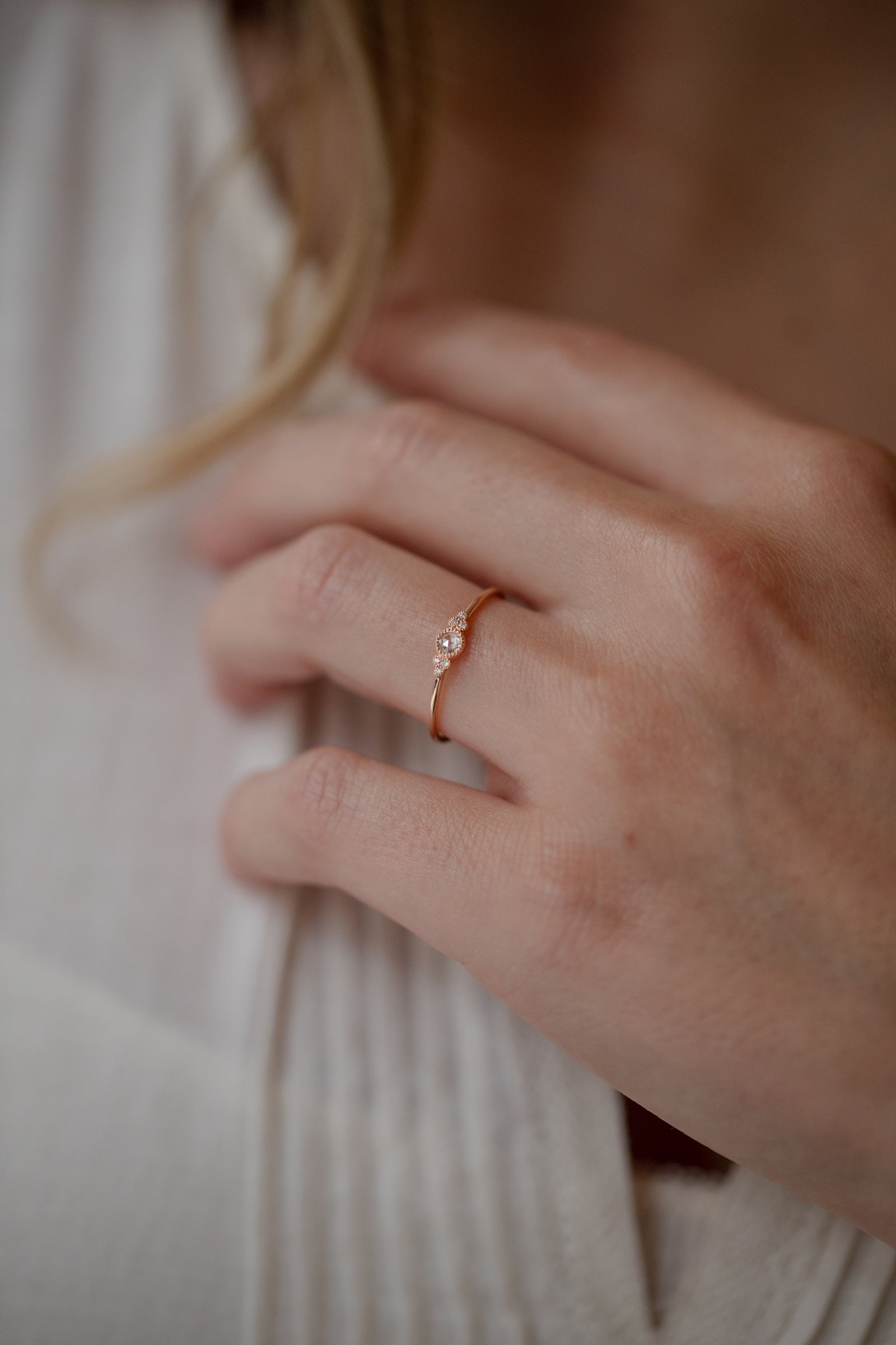 Bague Flora S Diamant rosecut