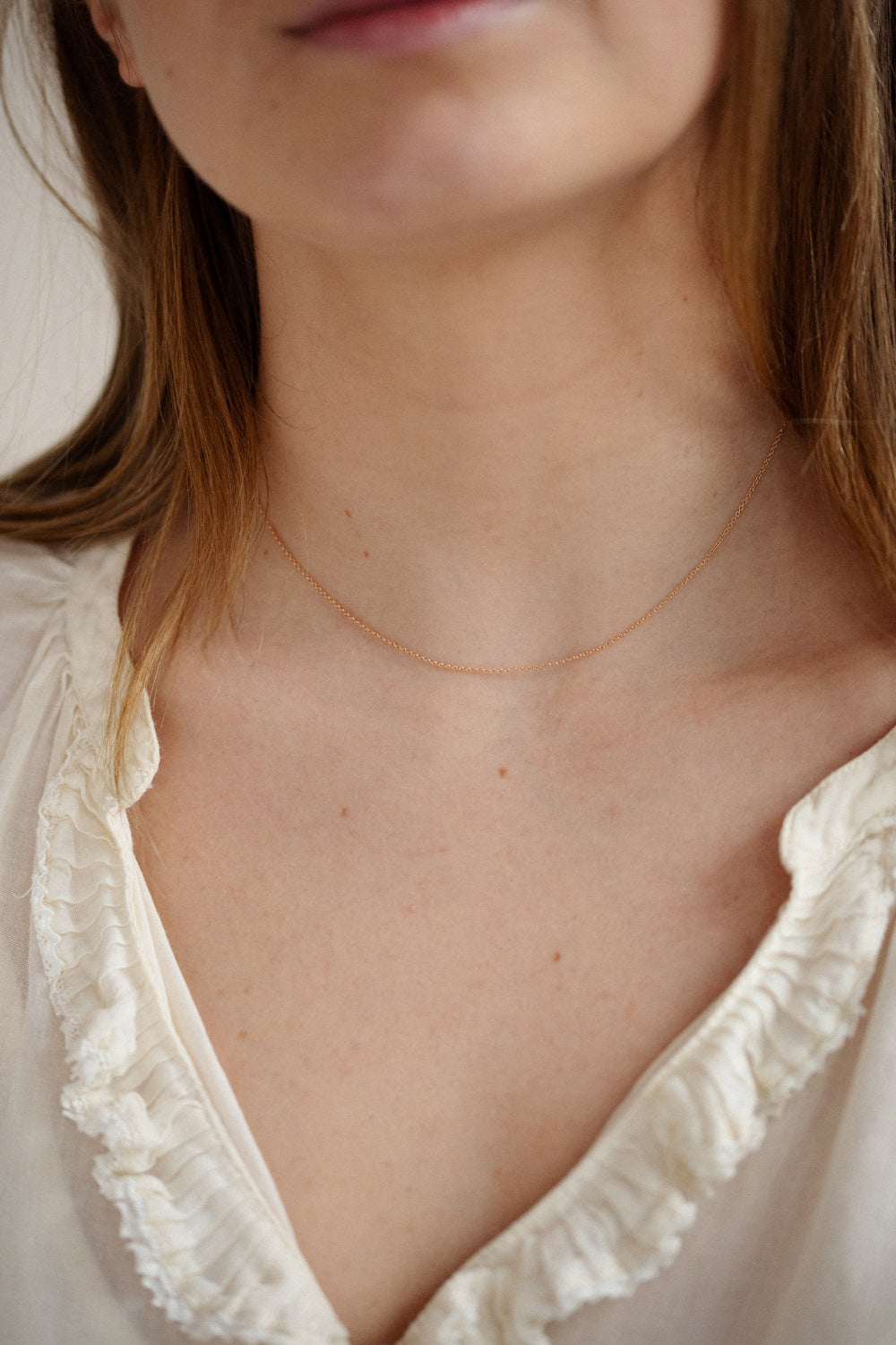 Collier Chaine 9/10ème, 38cm