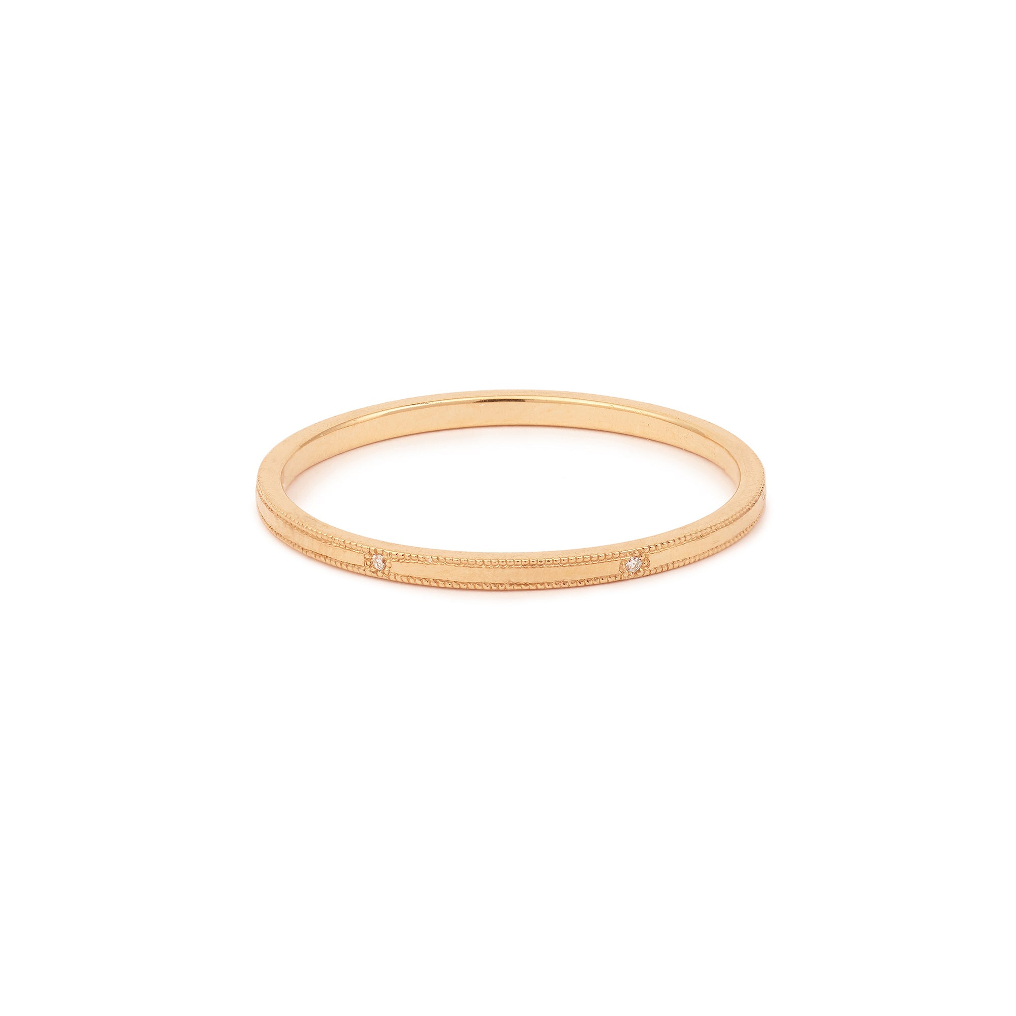 Alliance fine en or et diamants Myrtille Beck