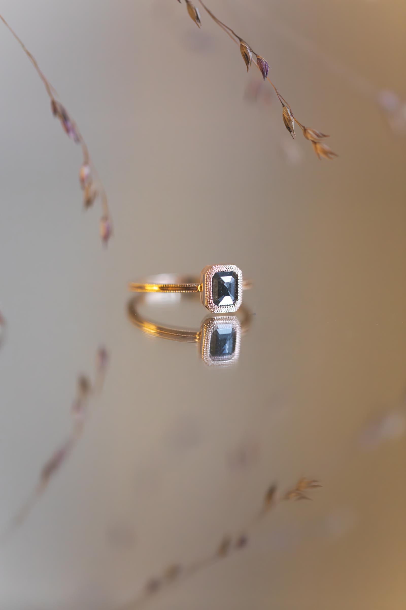 Pièce Unique Solitaire Diamant Salt & Pepper RPC