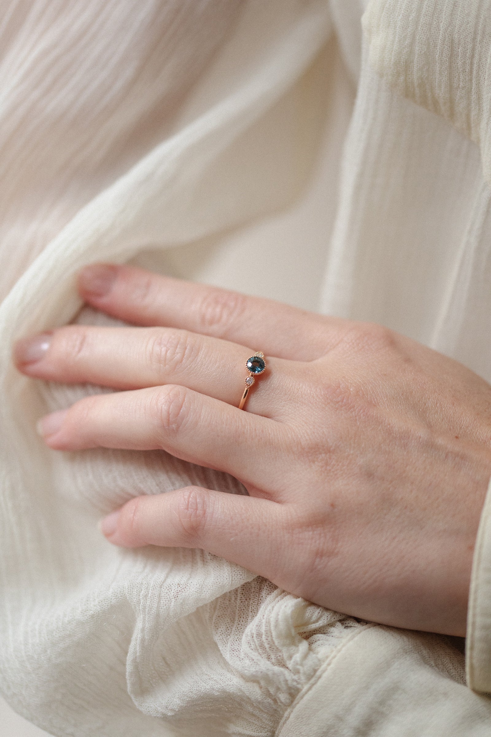 Bague Amour Céleste L Saphir Mermaid Brillant