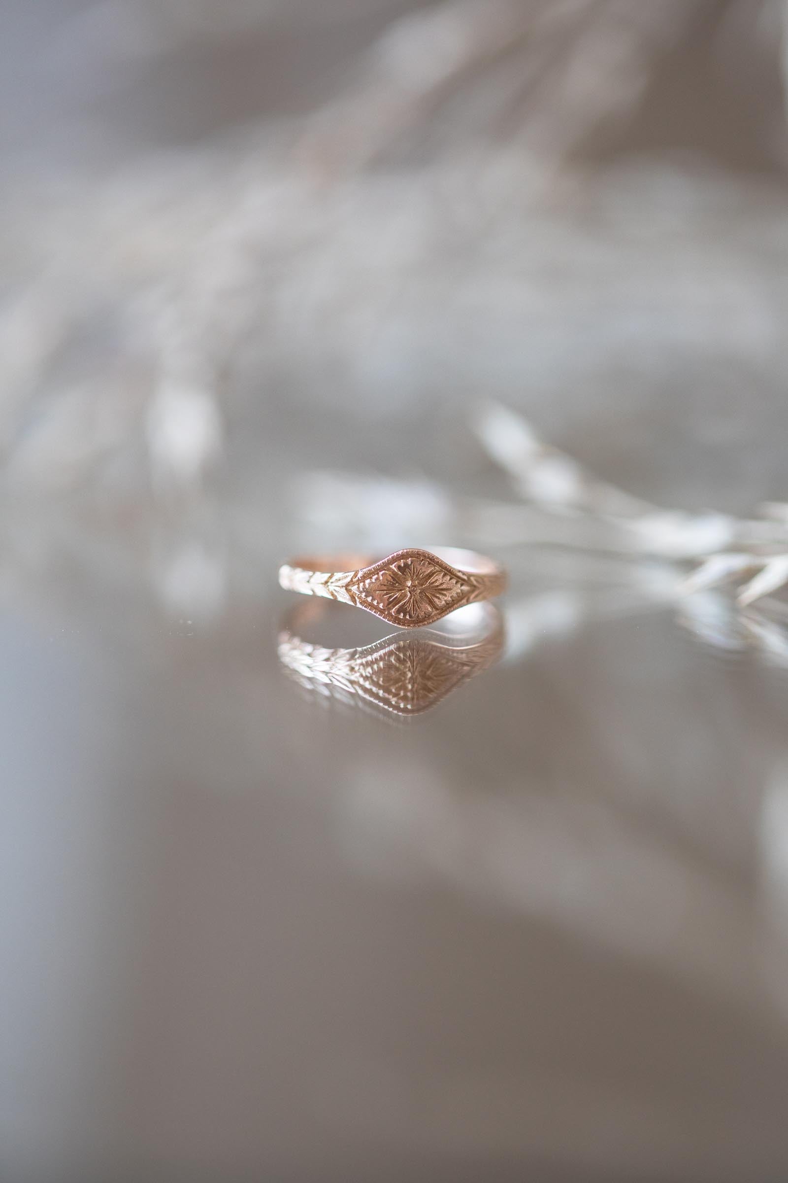 Chevalière Bébé Petite Fleur
