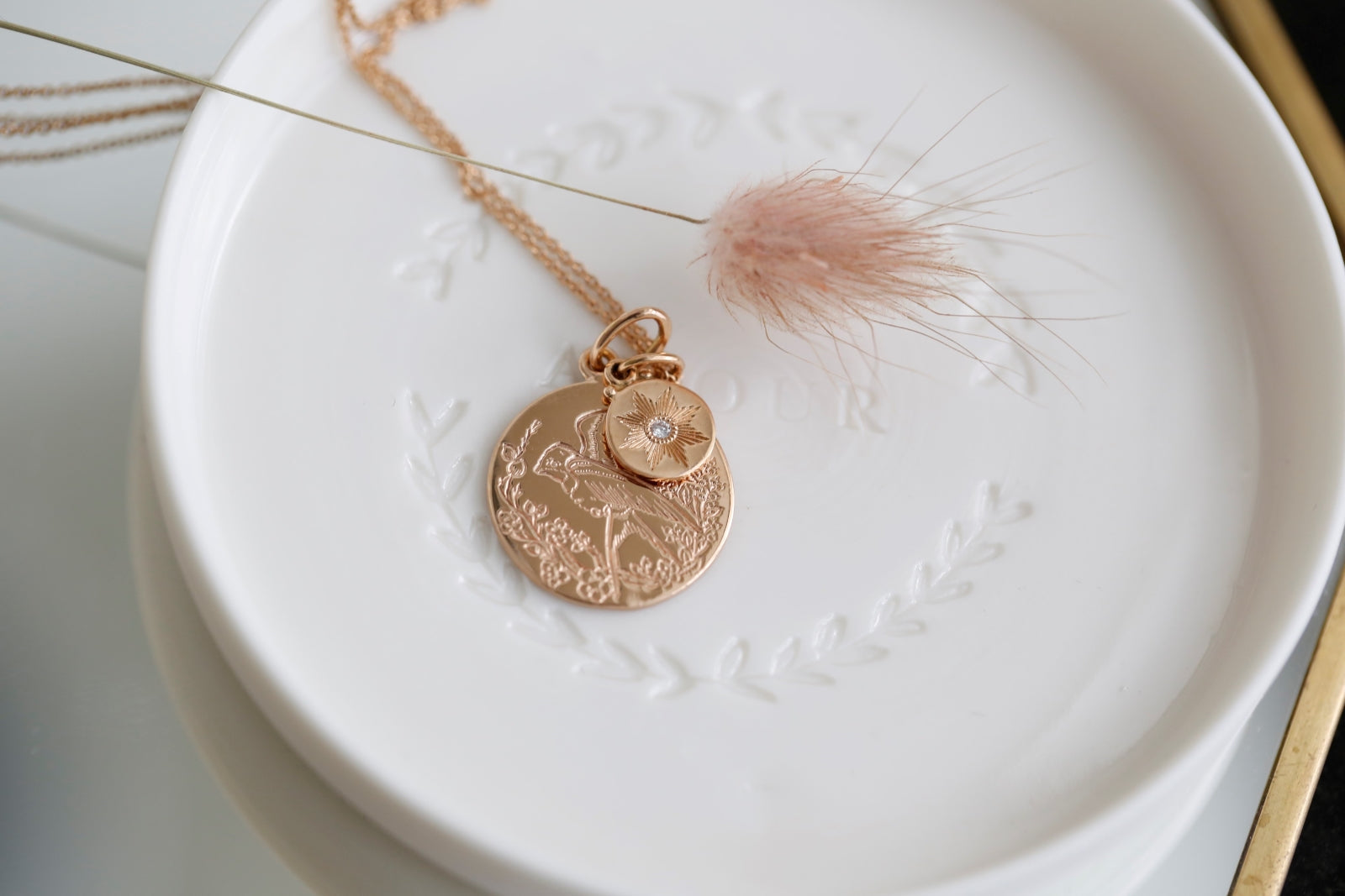 Médaille Hirondelle grand modèle - 1,8cm