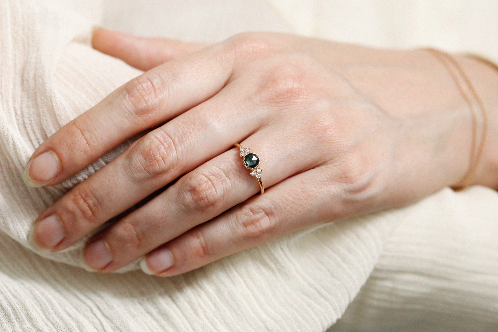 Bague Flora L Saphir Mermaid