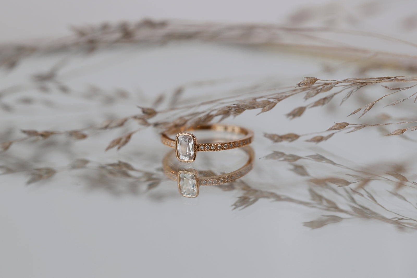 Pièce Unique n°1/2022, Bague Juliette Diamant coussin
