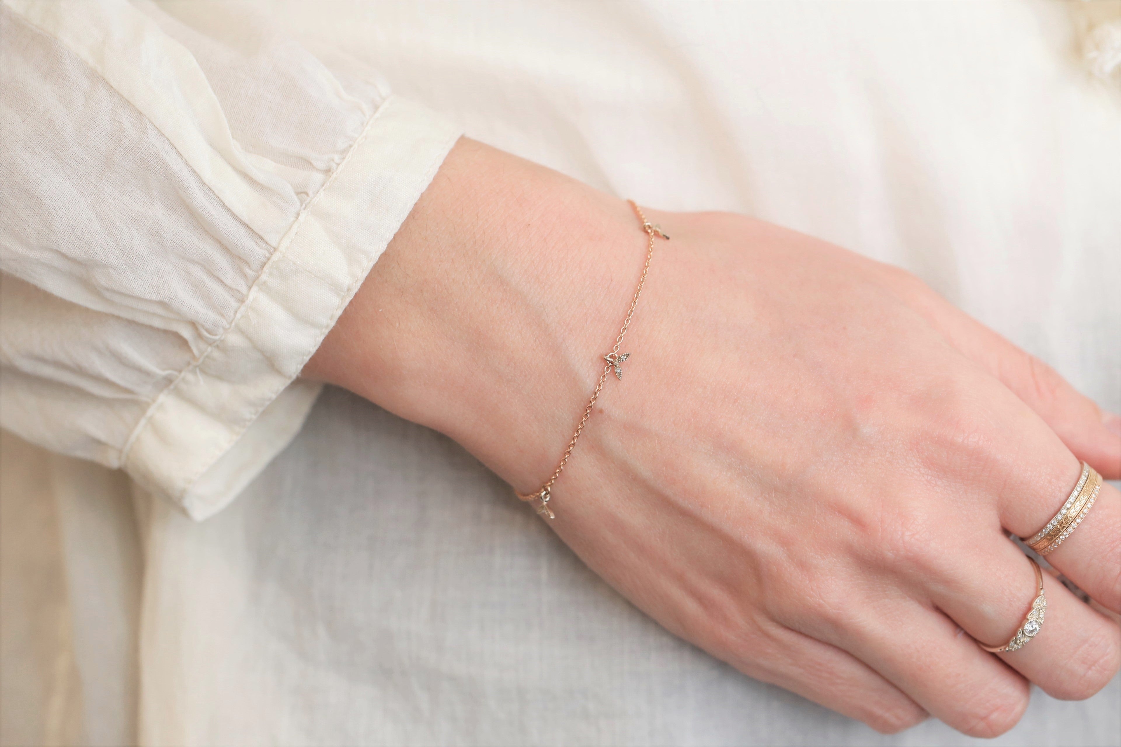 Bracelet Feuillage 3 Pampilles
