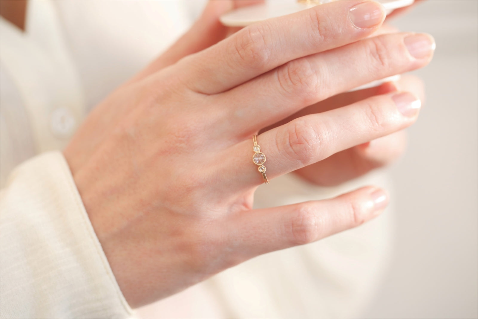 Bague Demeter grand modèle Diamants
