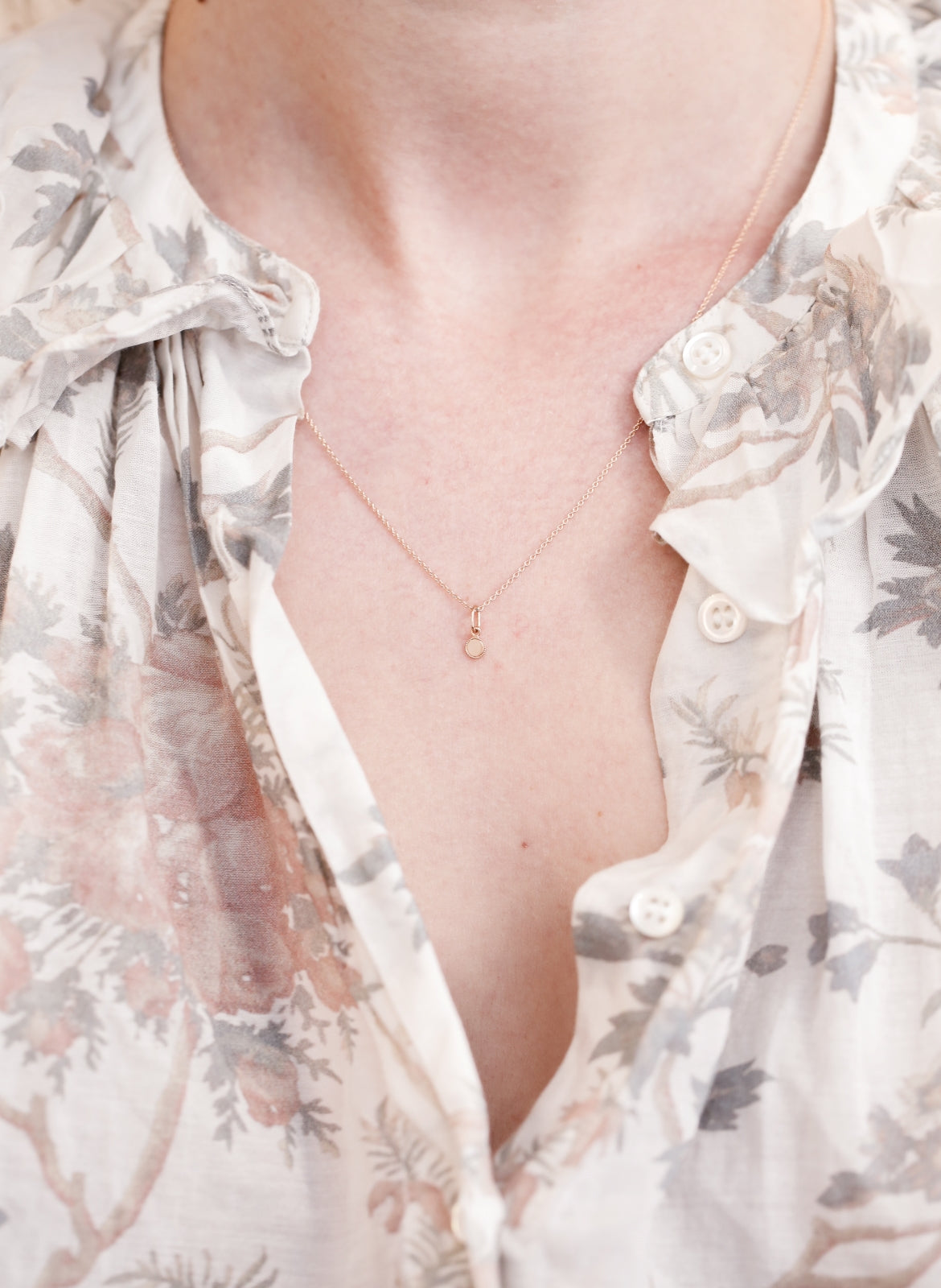 Mini Médaille Milgrain 4 mm
