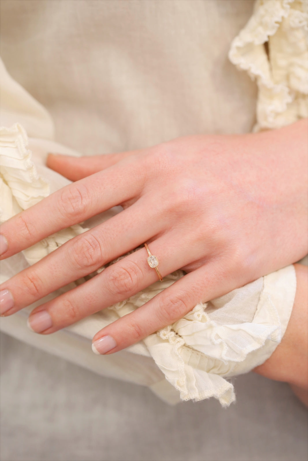 Bague Double Milgrain, Pièce Unique N°2/2019