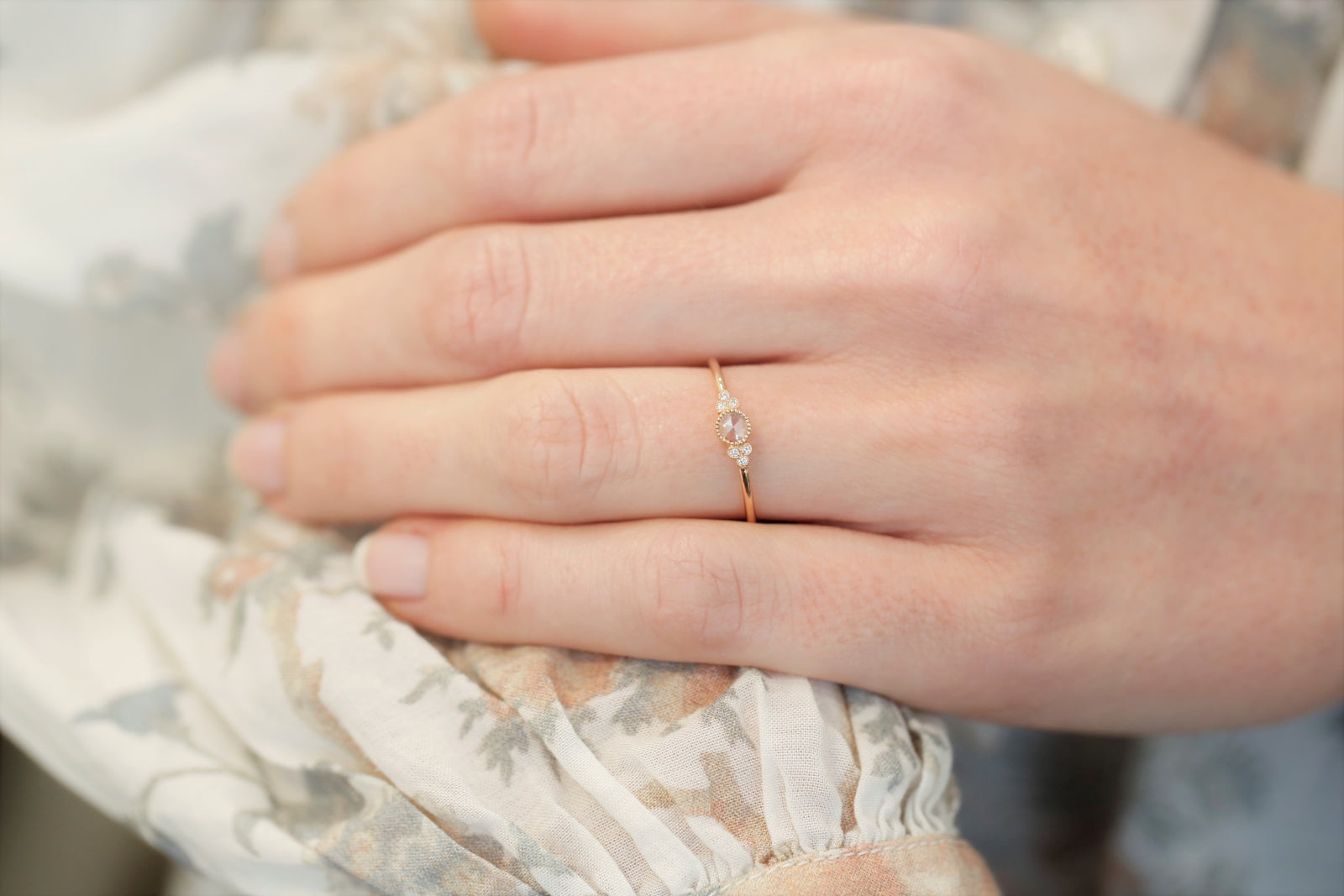 Bague Flora S Diamant rosecut