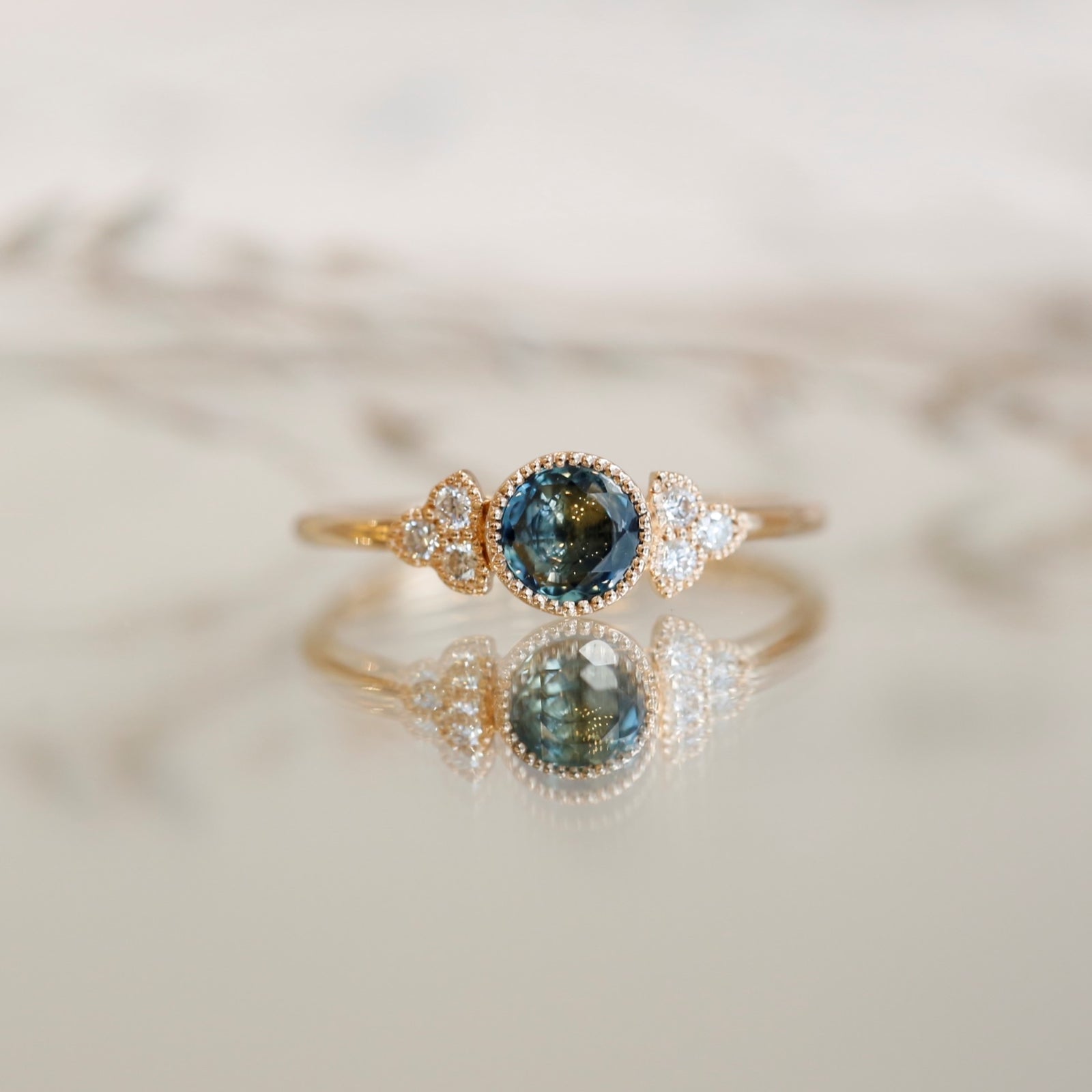 Bague Flora L Saphir Mermaid