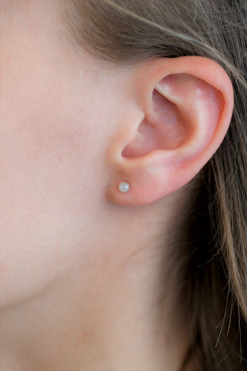 Boucle d'oreille Love Diamants Icy Grand modèle