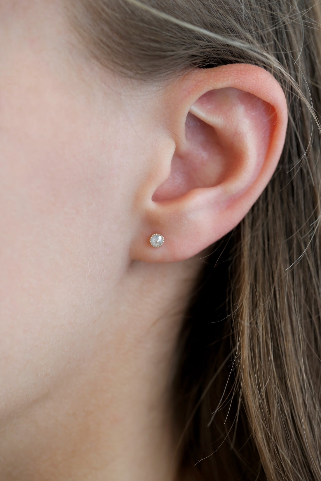 Boucle d'oreille Love Diamants Icy Grand modèle
