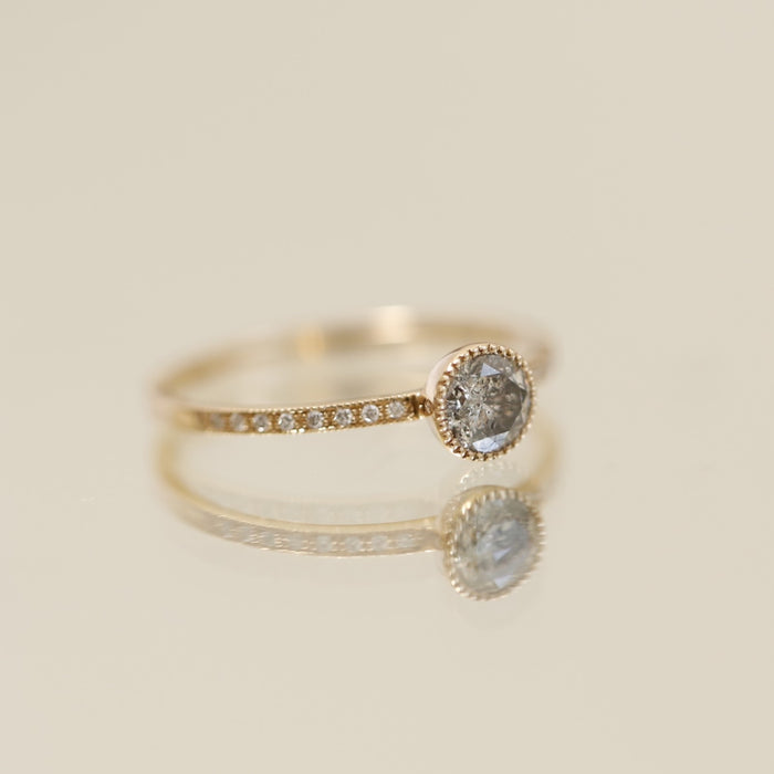 Bague Juliette L diamant Salt & Pepper