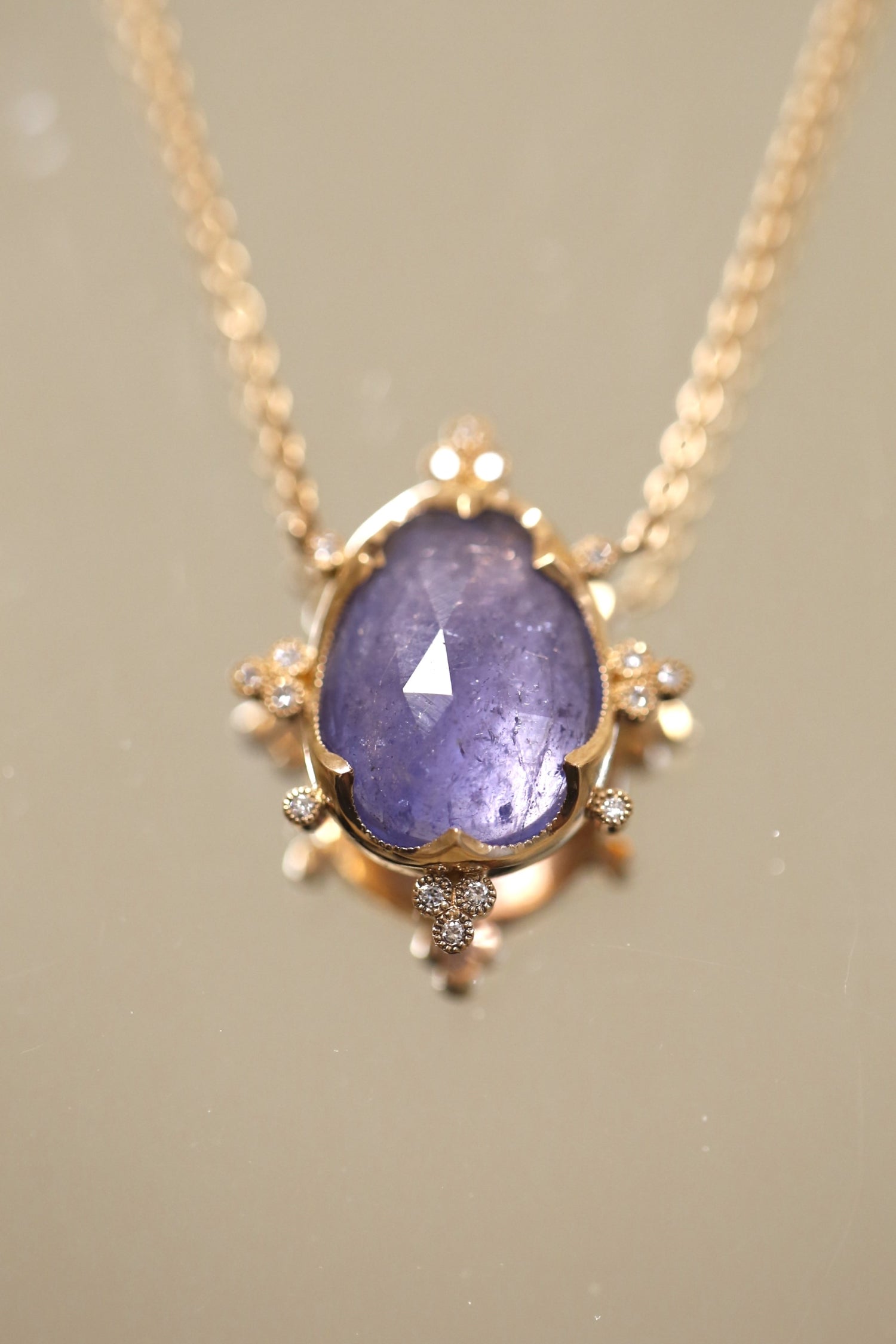 Collier Flocon Tanzanite, Pièce Unique