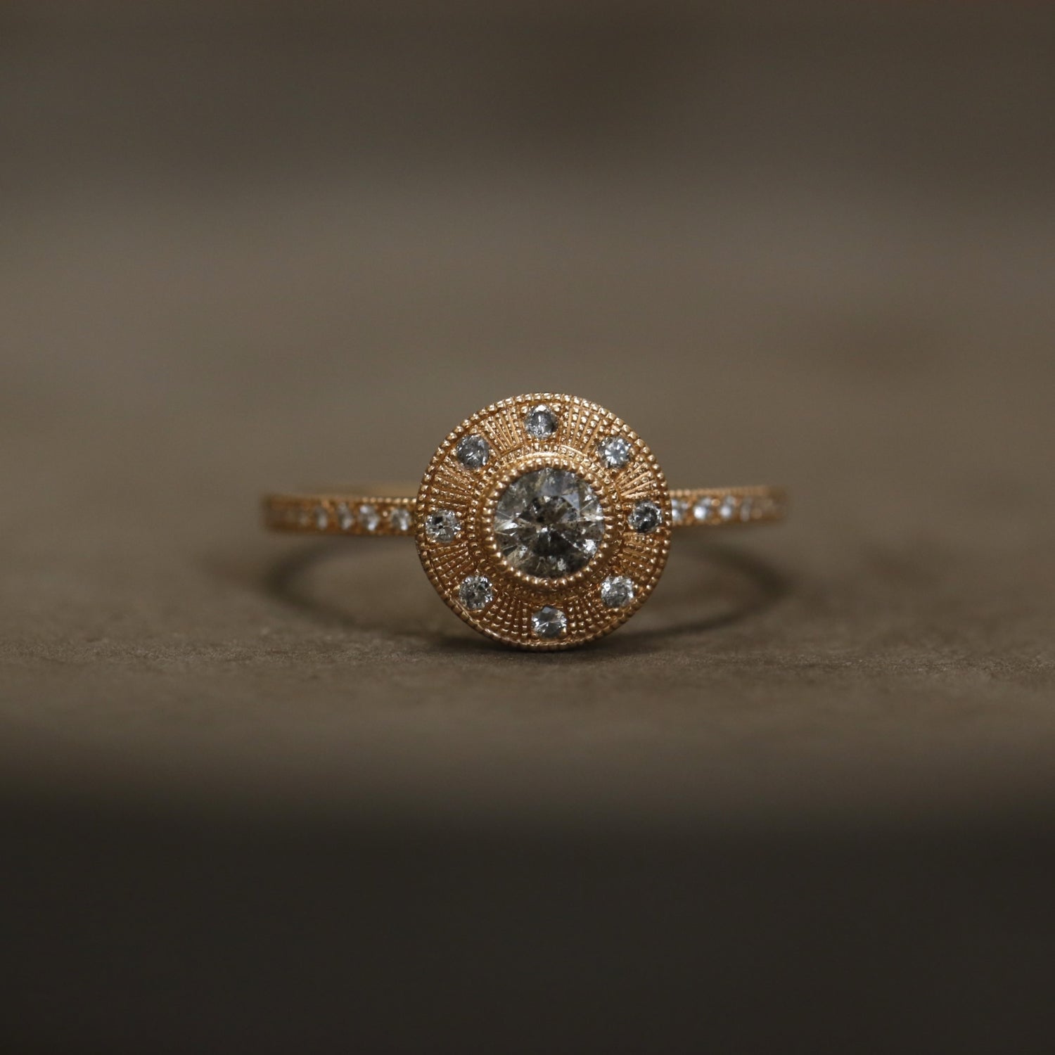 Bague Aphrodite M Diamants Salt & Pepper & blanc