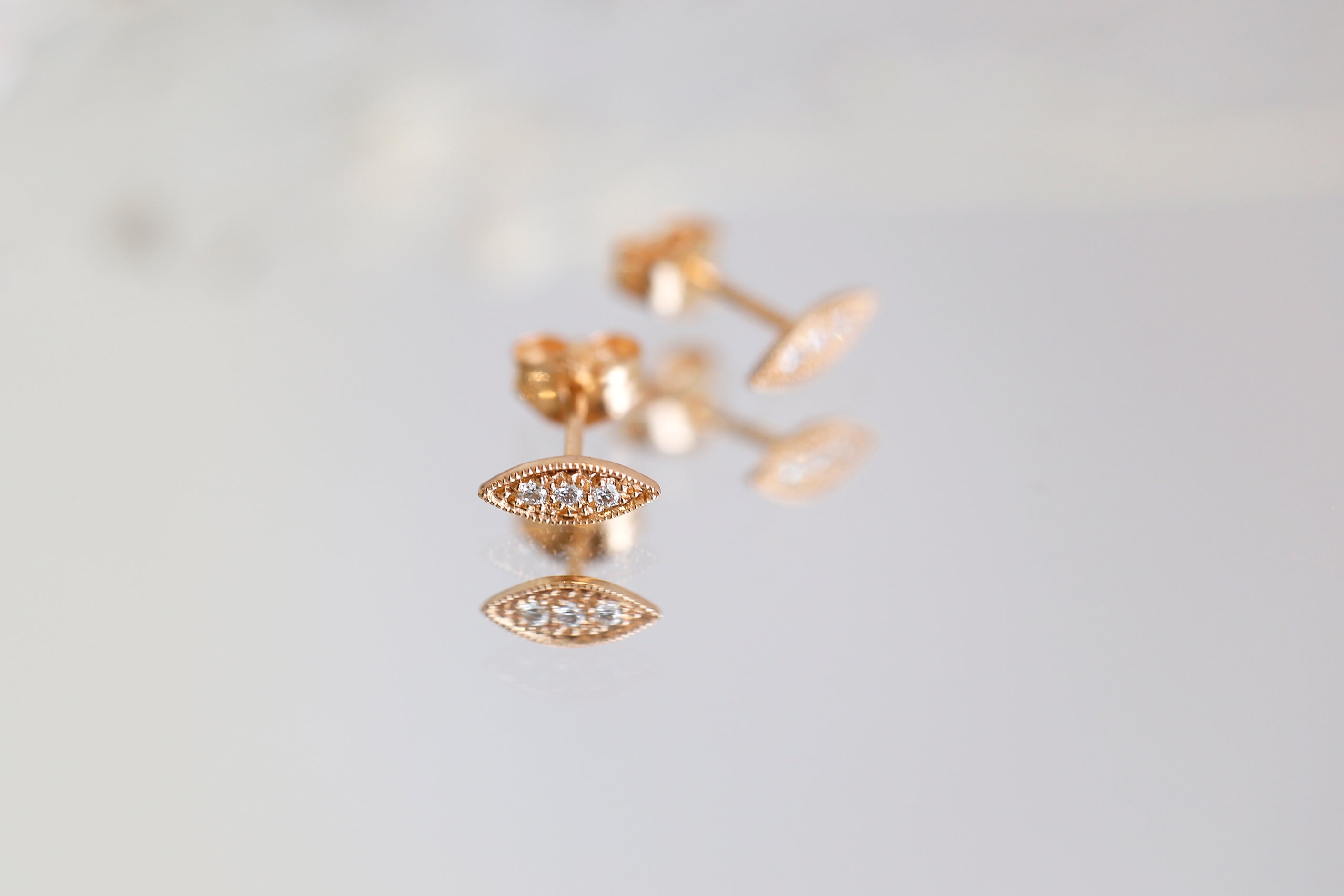 Boucle d'oreille Allegria Navette