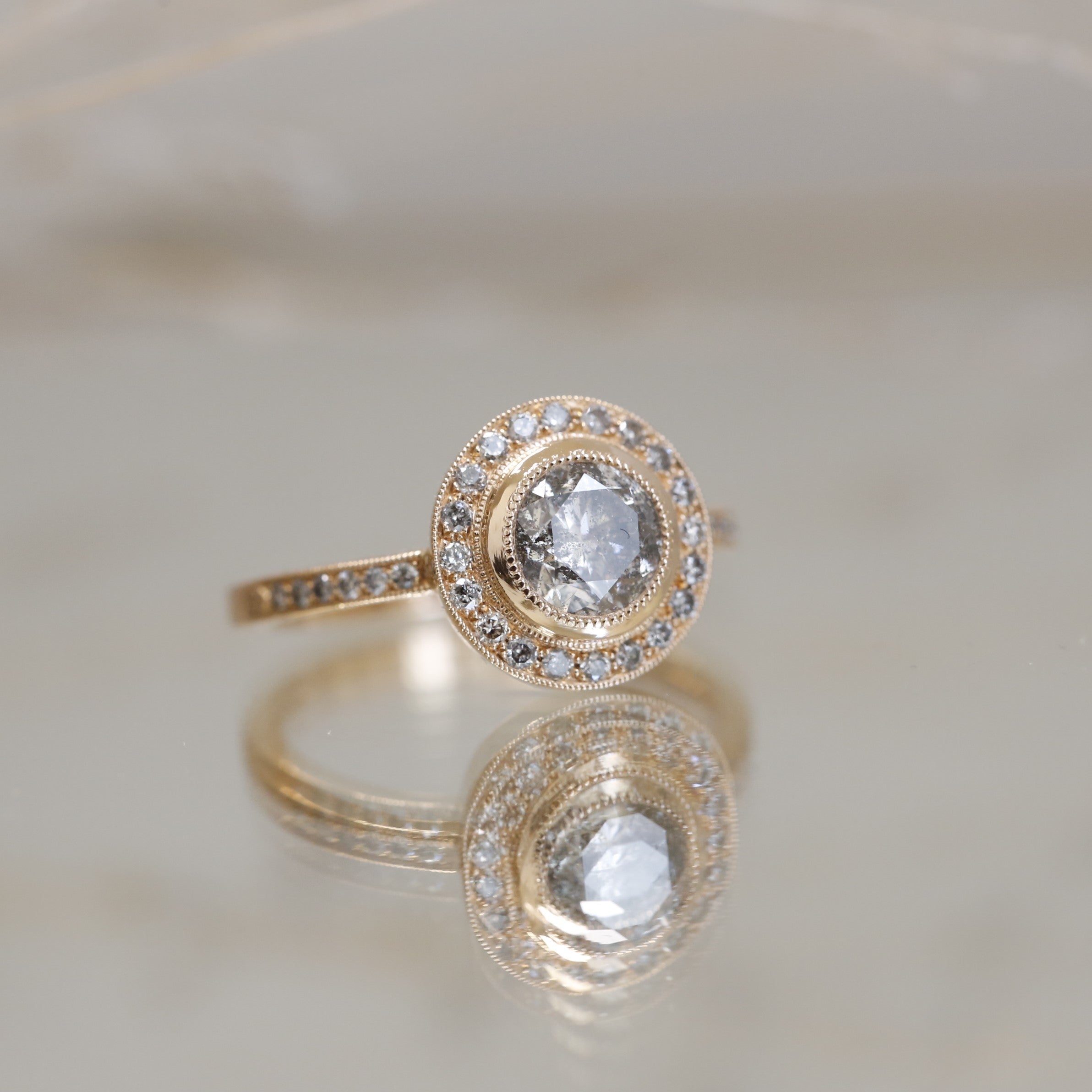 Bague Aphrodite XL Diamants Salt and Pepper