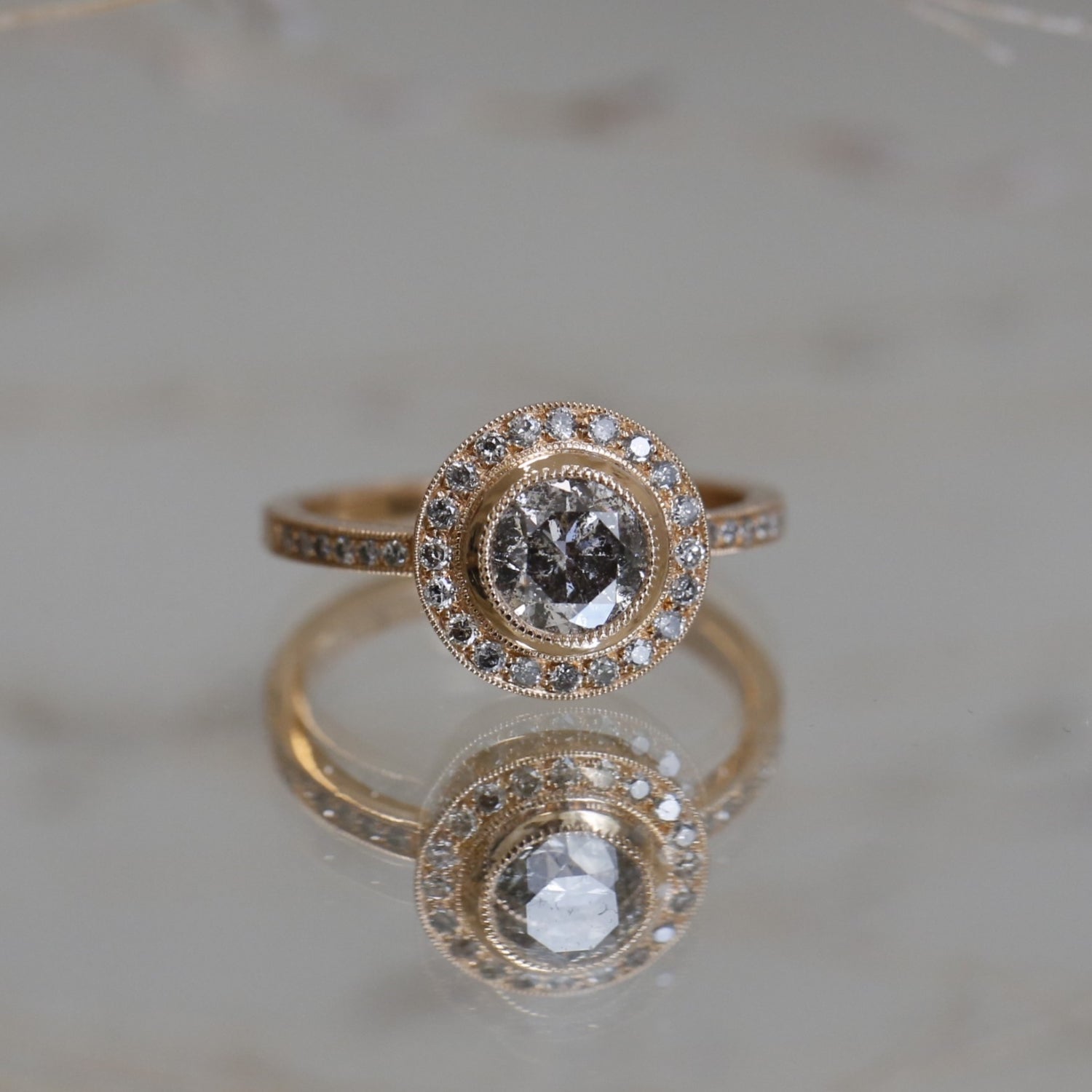 Bague Aphrodite XL Diamants Salt and Pepper