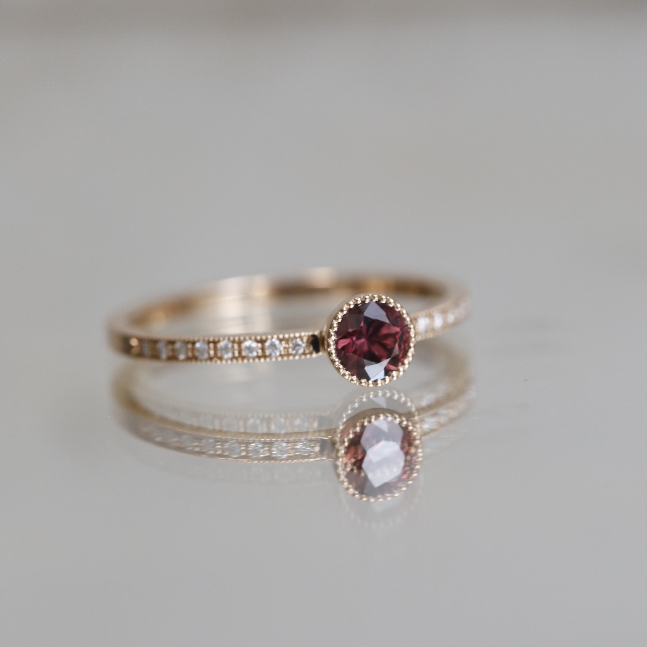 Bague Juliette M saphir Umba Bordeaux