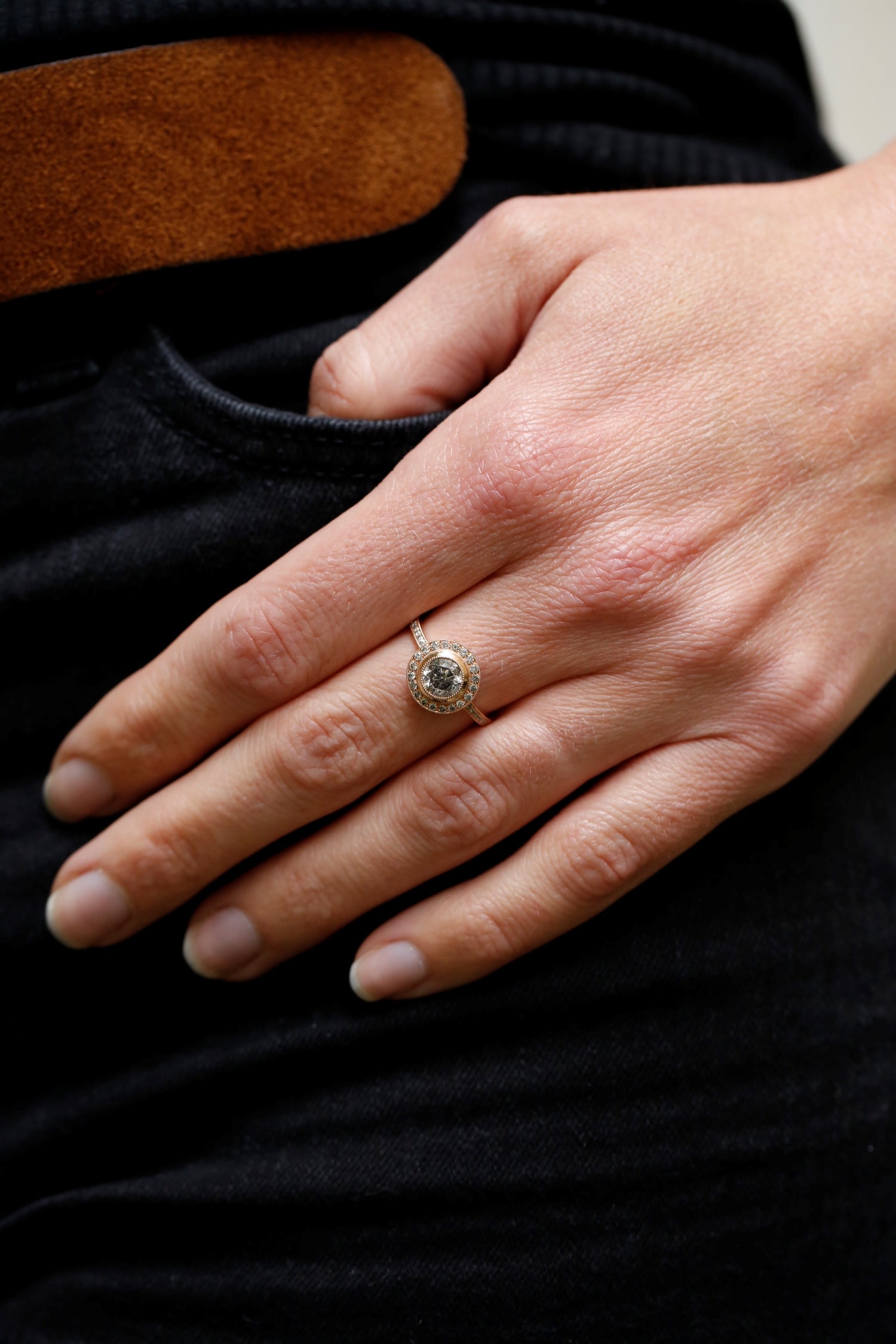 Bague Aphrodite XL Diamants Salt and Pepper