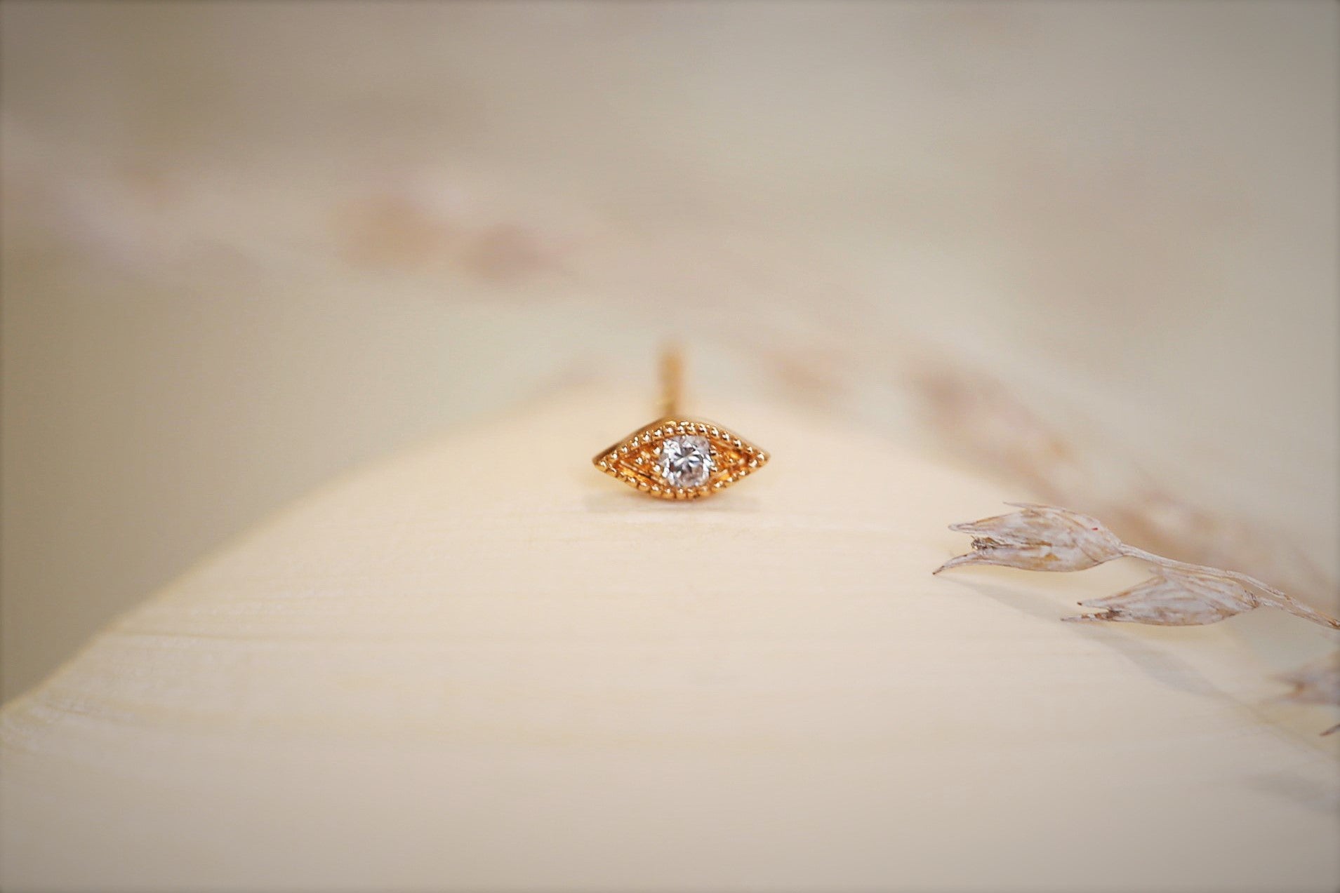 Boucle d'oreille Eyes diamant