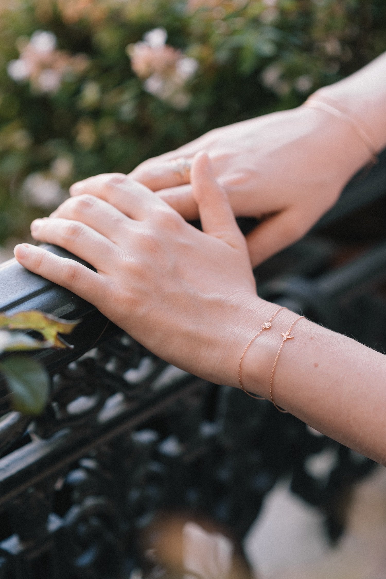 Bracelet - Bracelet Allegria Feuilles, Myrtille Beck, bracelet fin, Bracelet de créateur Paris, bracelet Myrtille Beck Paris