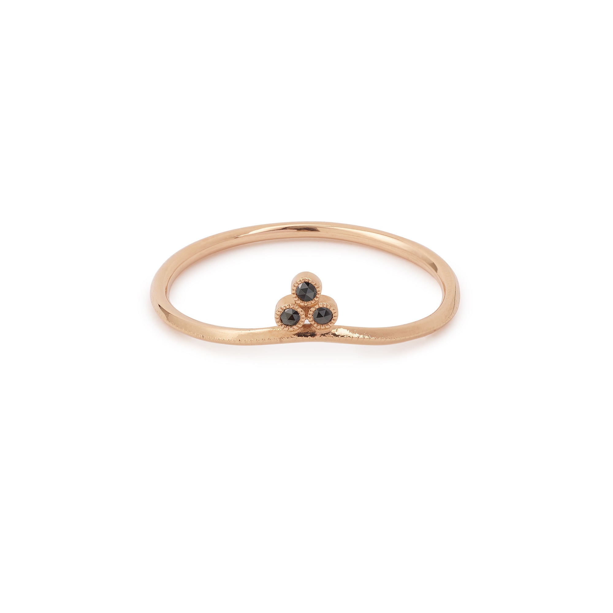 Bague Diadème Mimi Diamants noirs