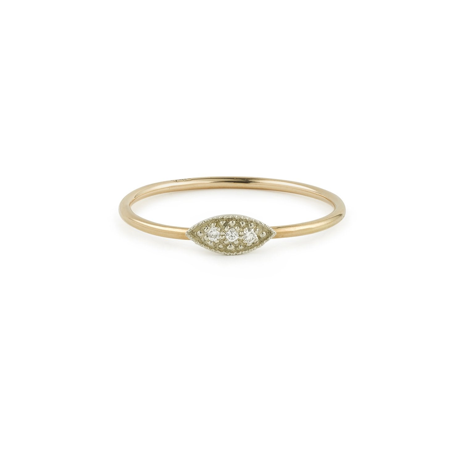 Bague - Bague Allegria Navette, Myrtille Beck, bagues vintage