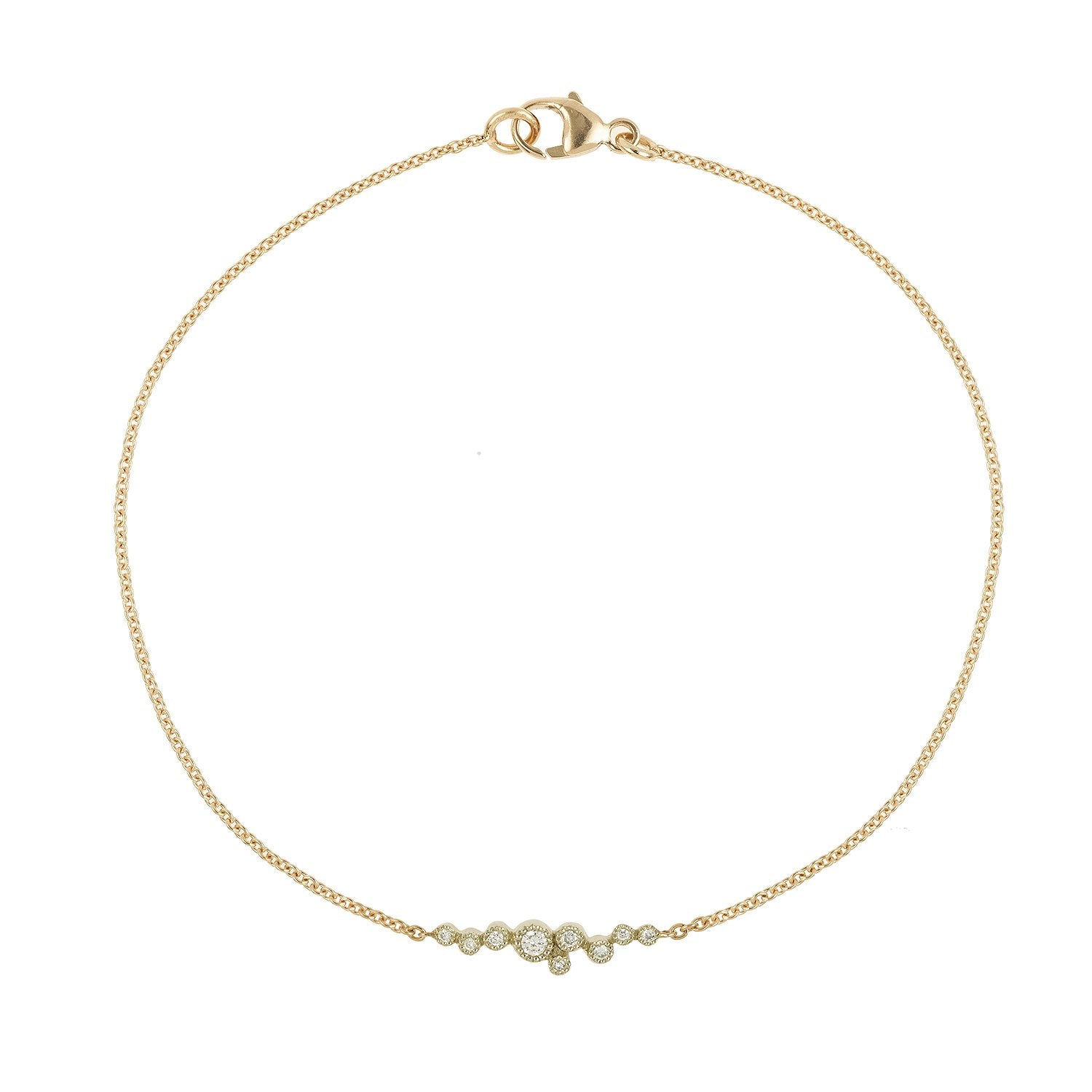 Bracelet - Bracelet Nébula diamants, bracelet de créateur, bracelet or diamant Paris