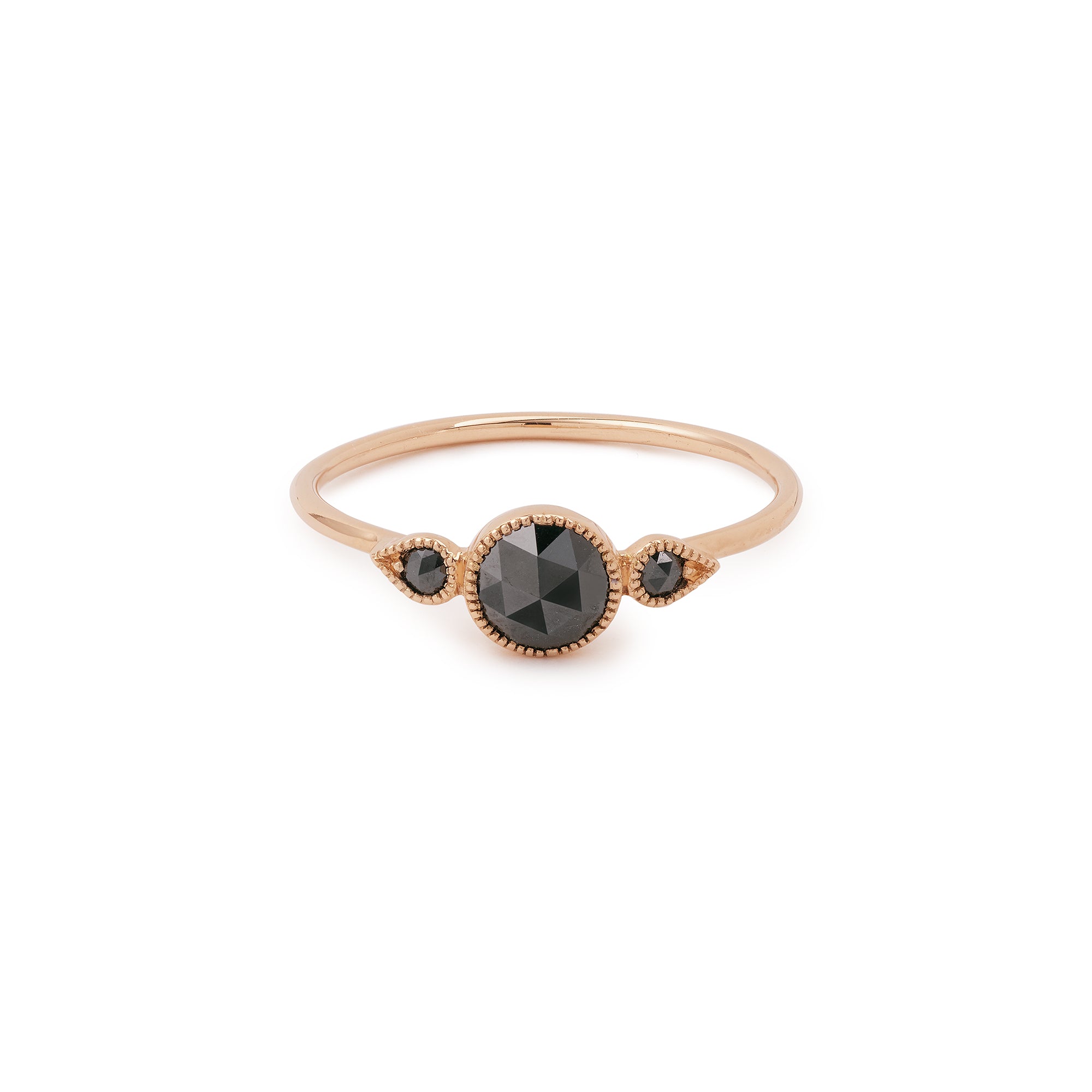 Bague Amour Céleste L Diamants noirs