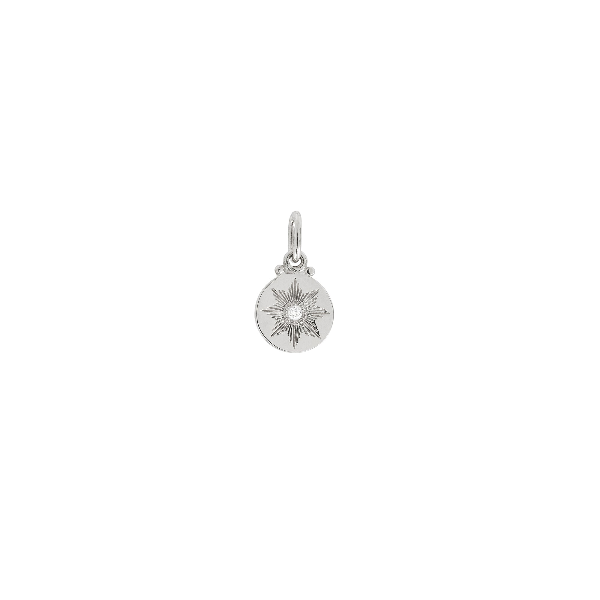 Mini Médaille Soleil Diamant