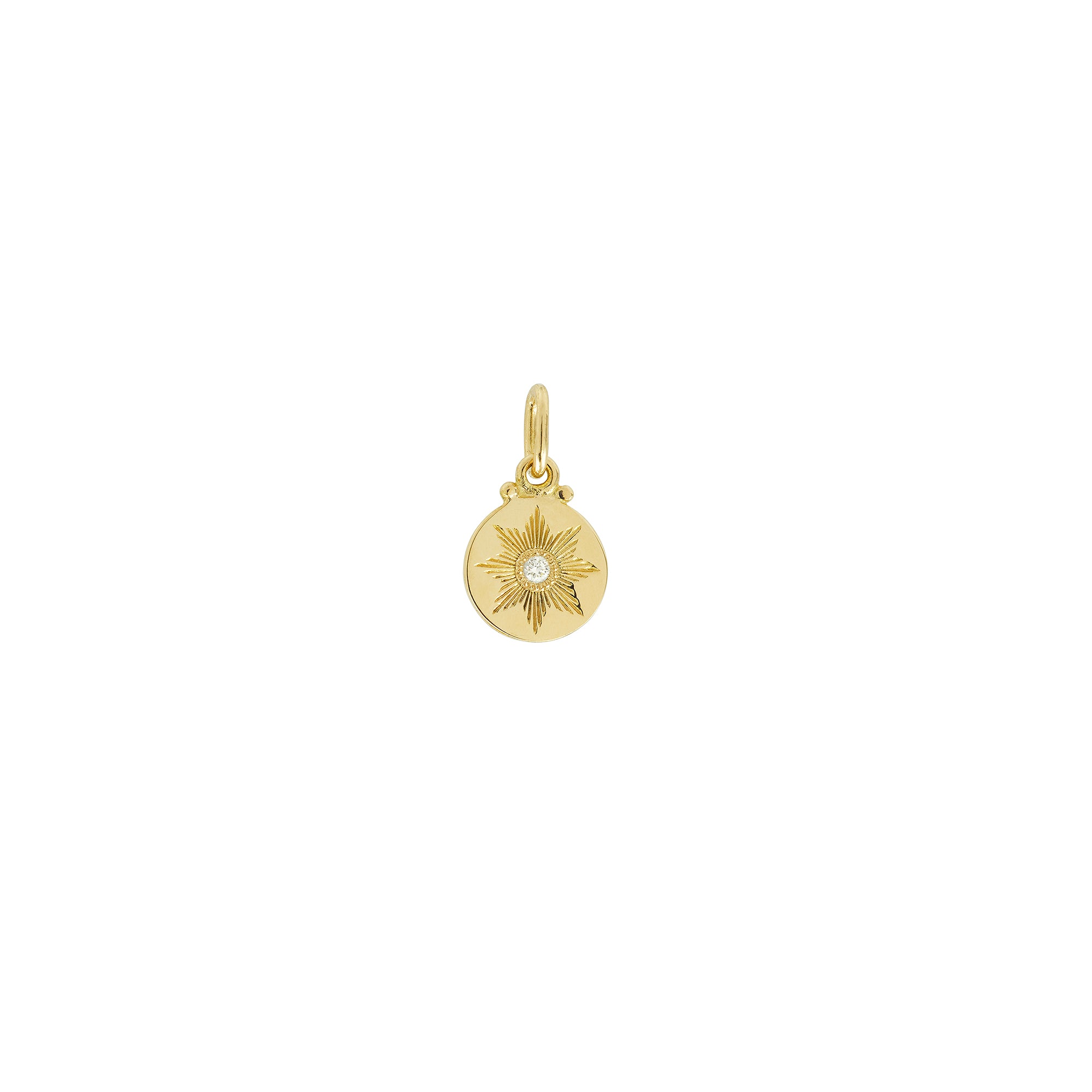 Mini Médaille Soleil Diamant