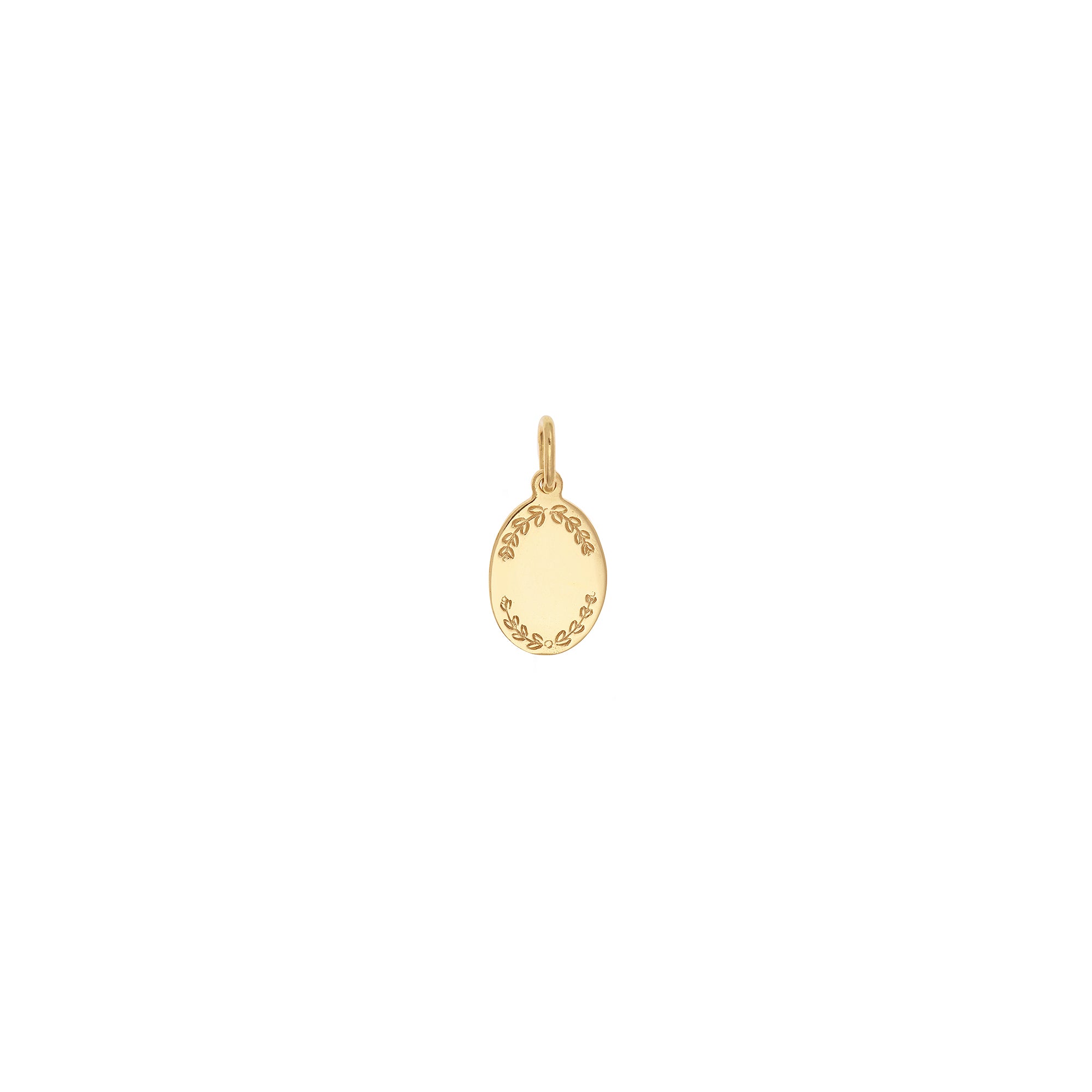 Médaille Ovale Feuillage M
