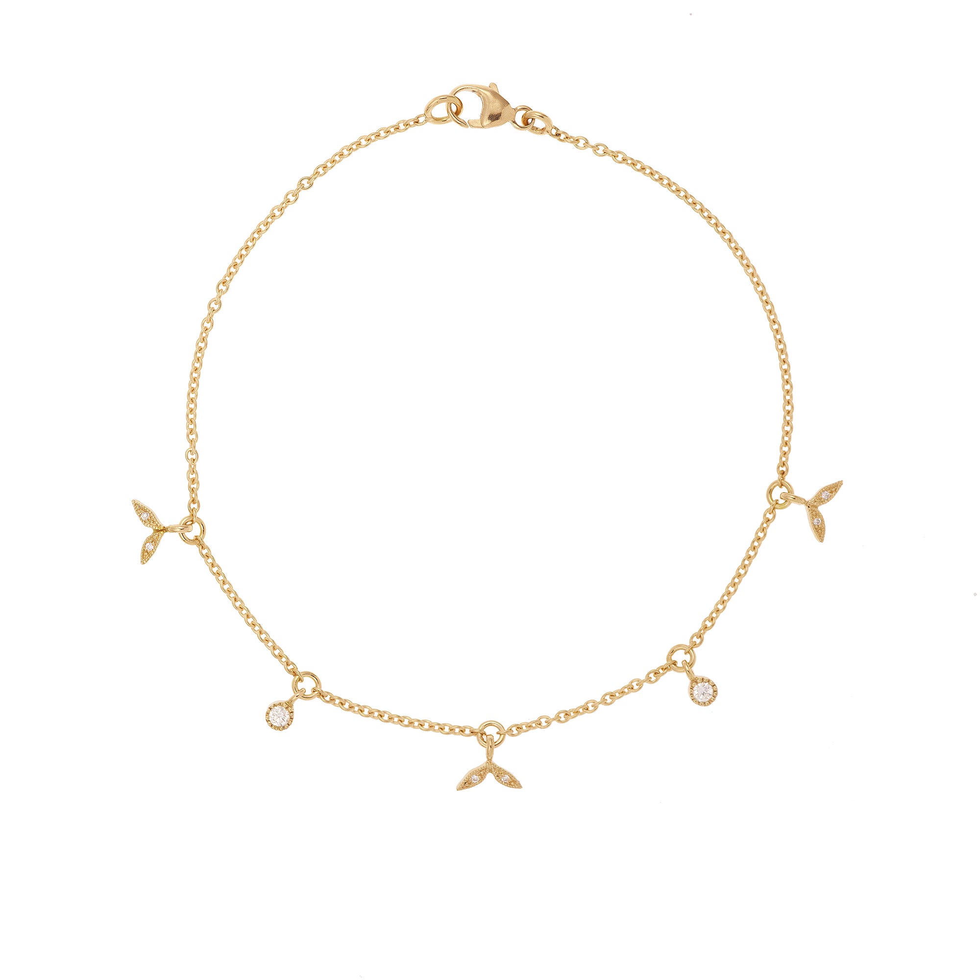 Bracelet Feuillage 5 Pampilles