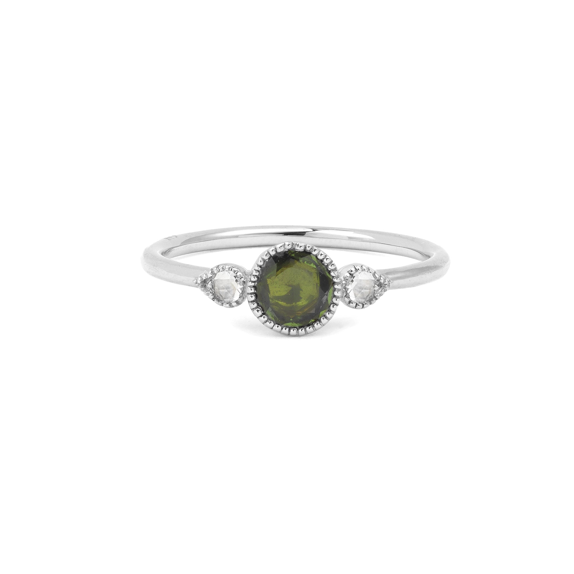 Bague Amour Céleste L Saphir vert